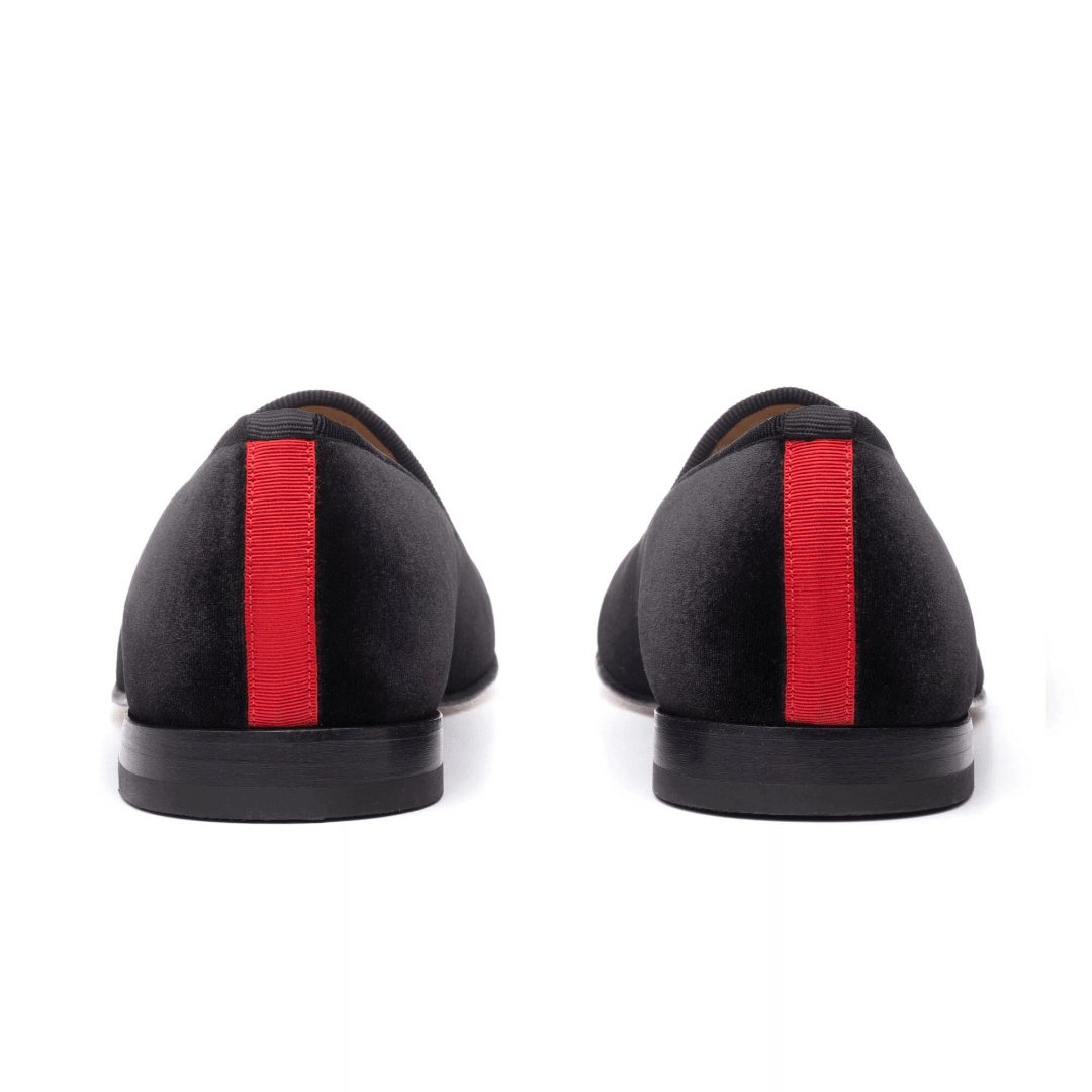 Men's Black Velvet Slipper Ii Men's Footwear by Del Toro Shoes – Don't Panic Shoes