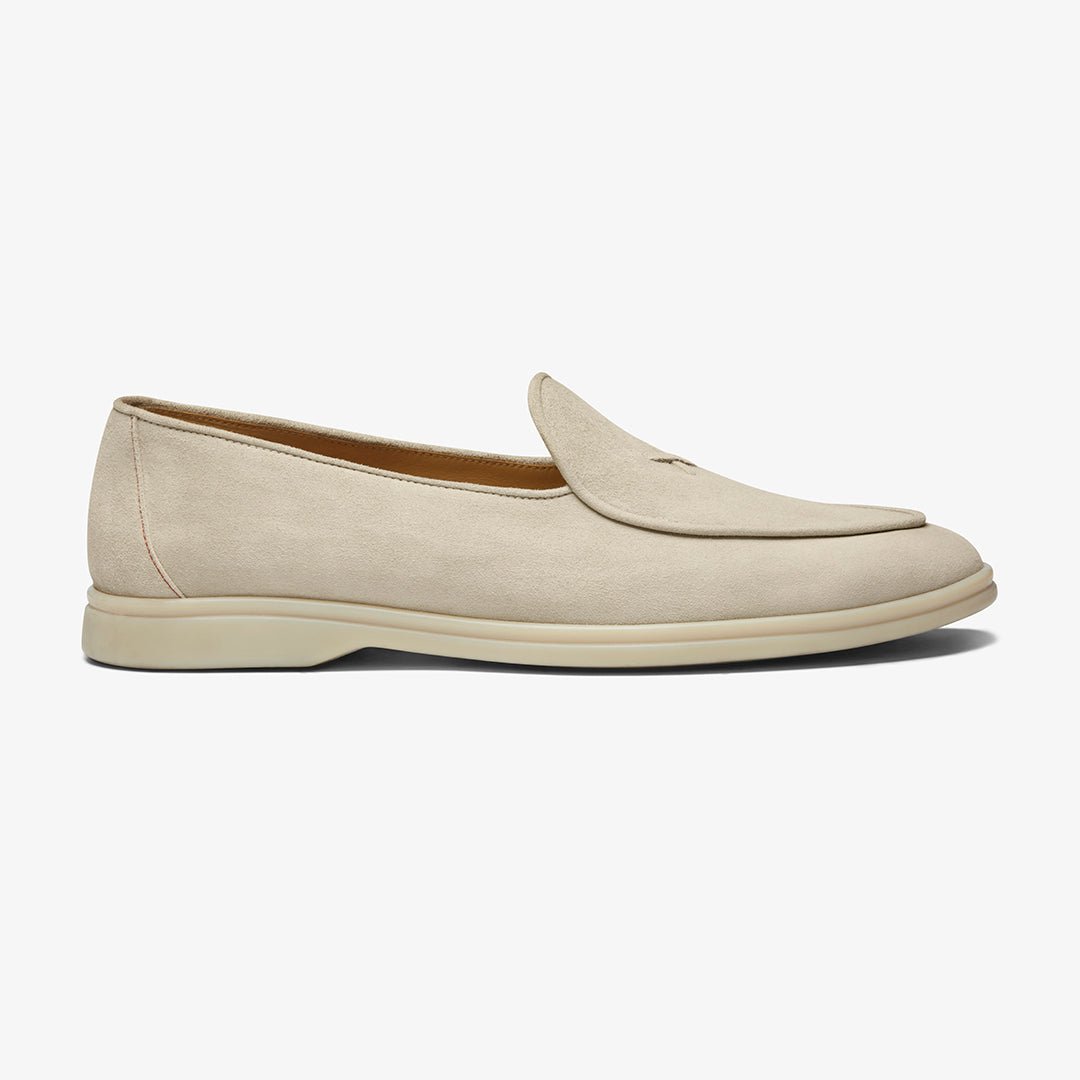 Men's Bone Suede Viaggio Loafer Men's Footwear by Del Toro Shoes – Don't Panic Shoes