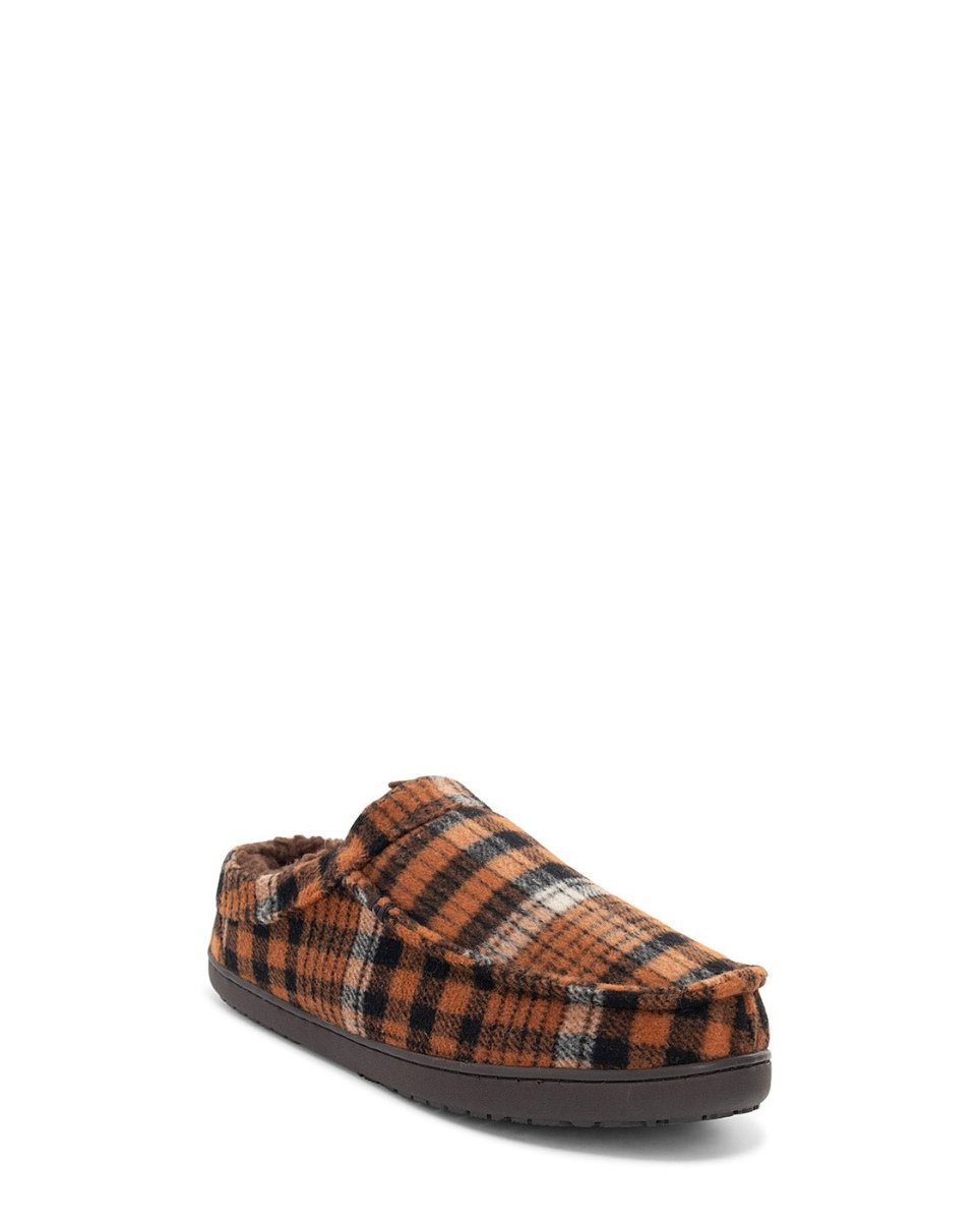 Men's Boxer Plaid Slipper - Chestnut Slippers by Western Chief Men's – Don't Panic Shoes