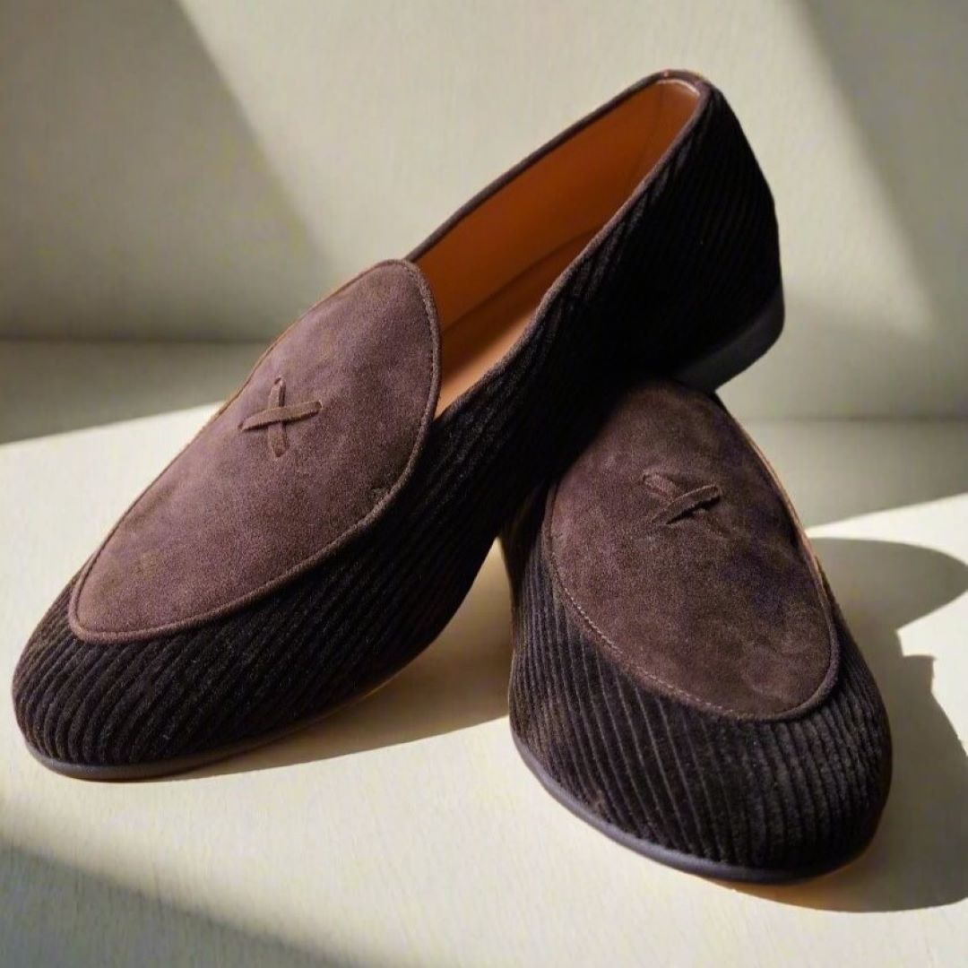 Men's Brown Corduroy Milano Loafer Men's Footwear by Del Toro Shoes – Don't Panic Shoes