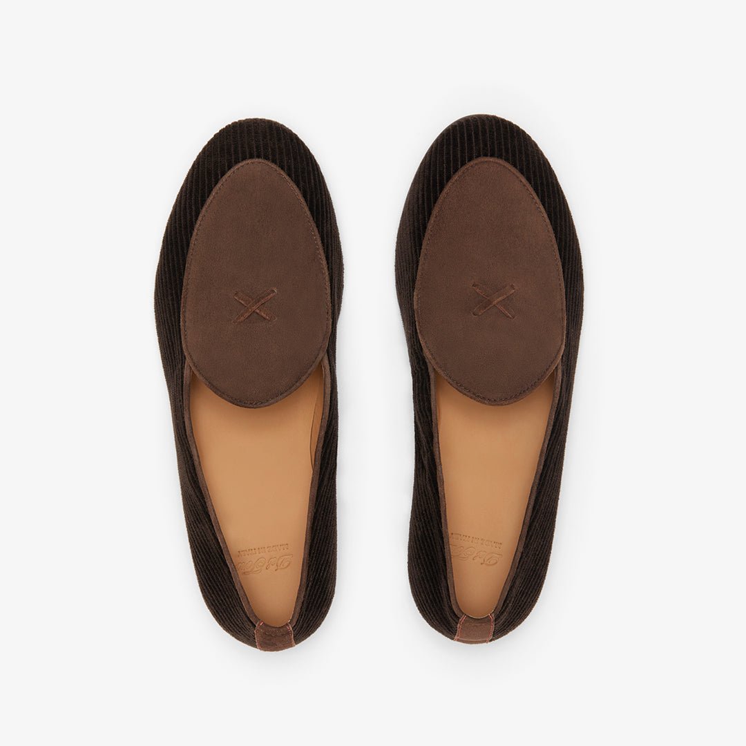 Men's Brown Corduroy Milano Loafer Men's Footwear by Del Toro Shoes – Don't Panic Shoes