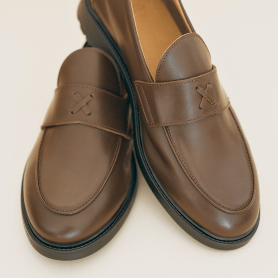 Men's Brown Leather Lug Centesimo Men's Footwear by Del Toro Shoes – Don't Panic Shoes