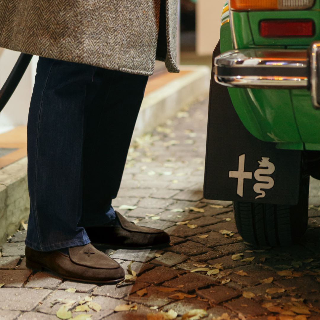 Men's Chocolate Suede Milano Loafer Men's Footwear by Del Toro Shoes – Don't Panic Shoes