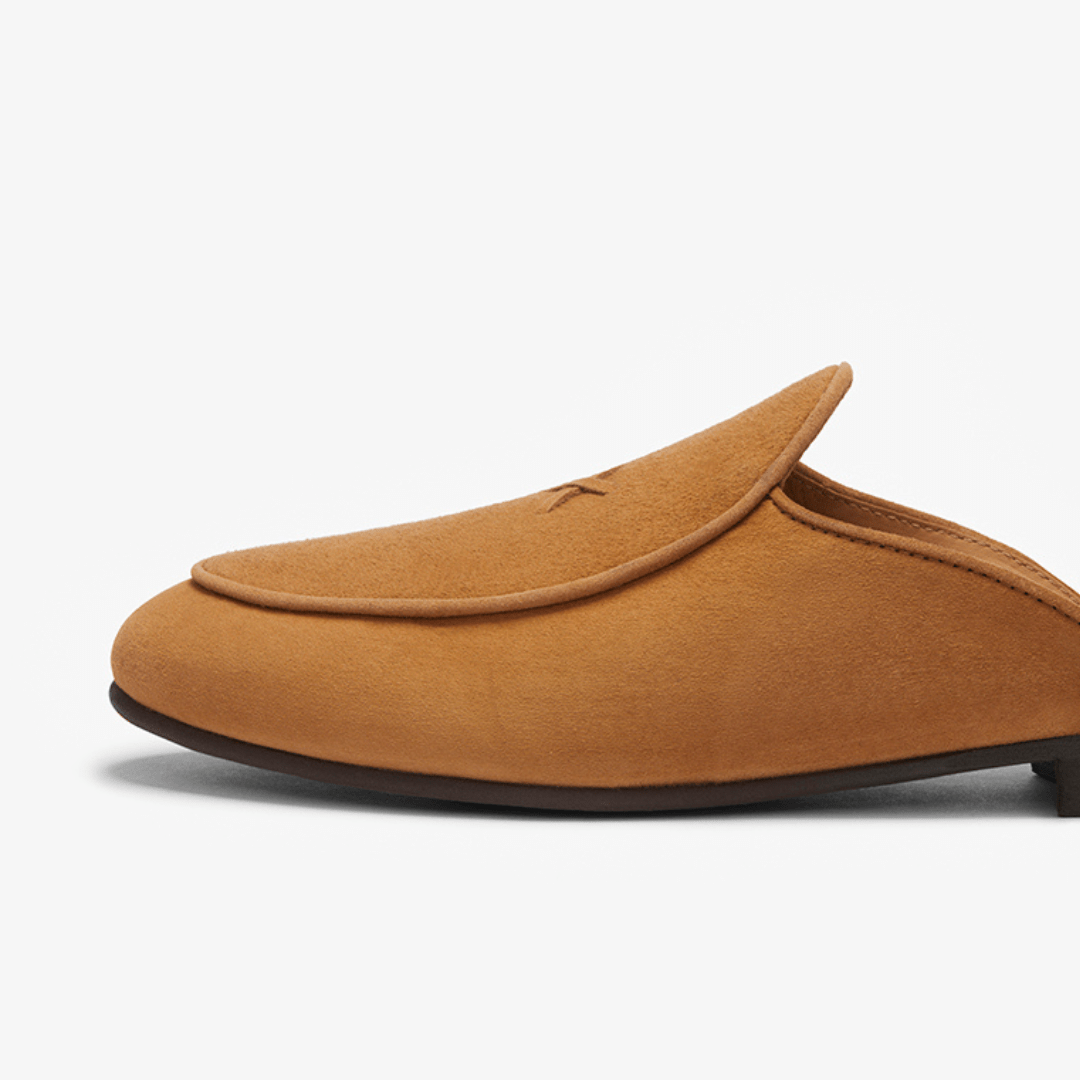 Men's Cognac Suede Milano Mule Men's Footwear by Del Toro Shoes – Don't Panic Shoes