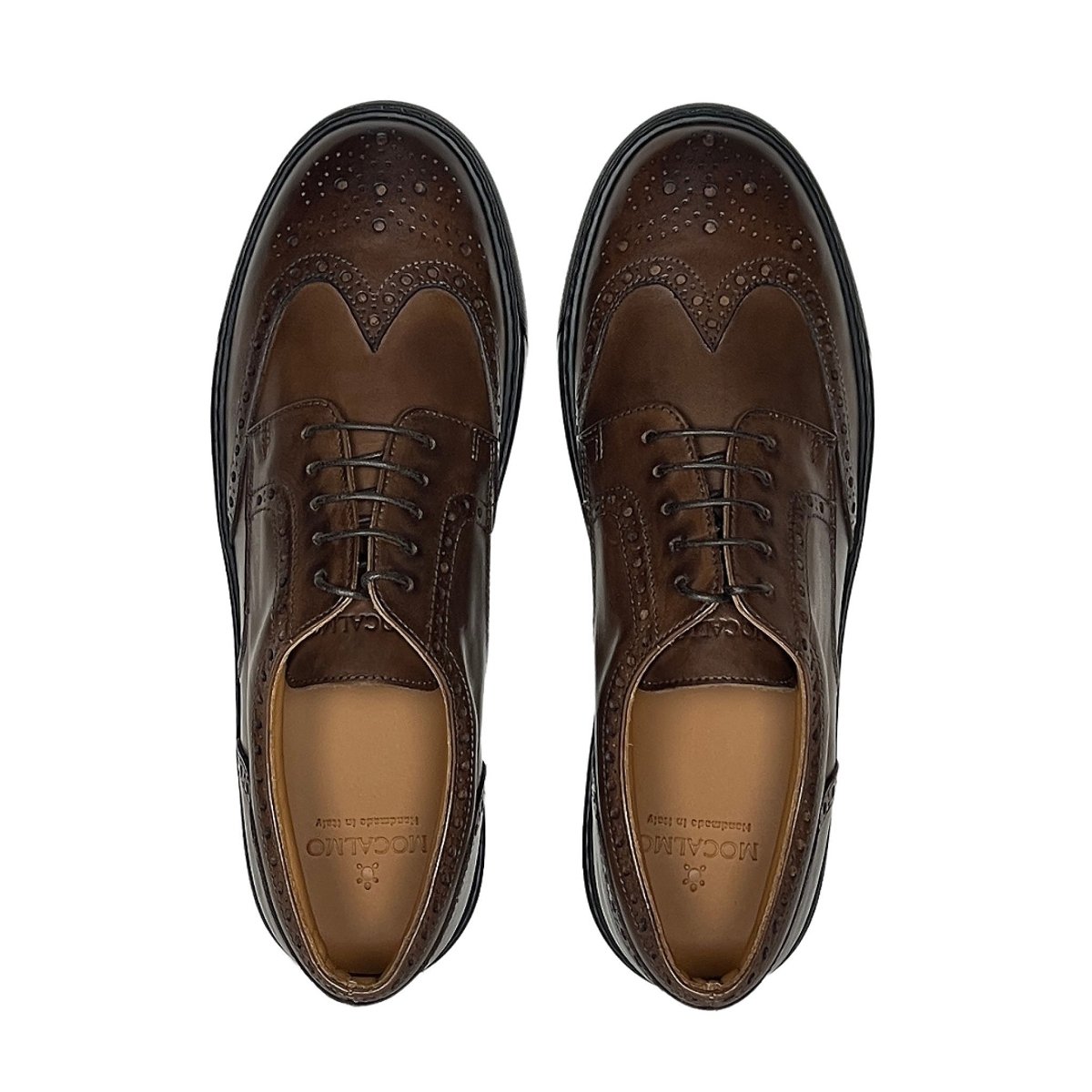 Men's Don Giovanni Wingtips - Brown Men's Sneakers by Mocalmo – Don't Panic Shoes