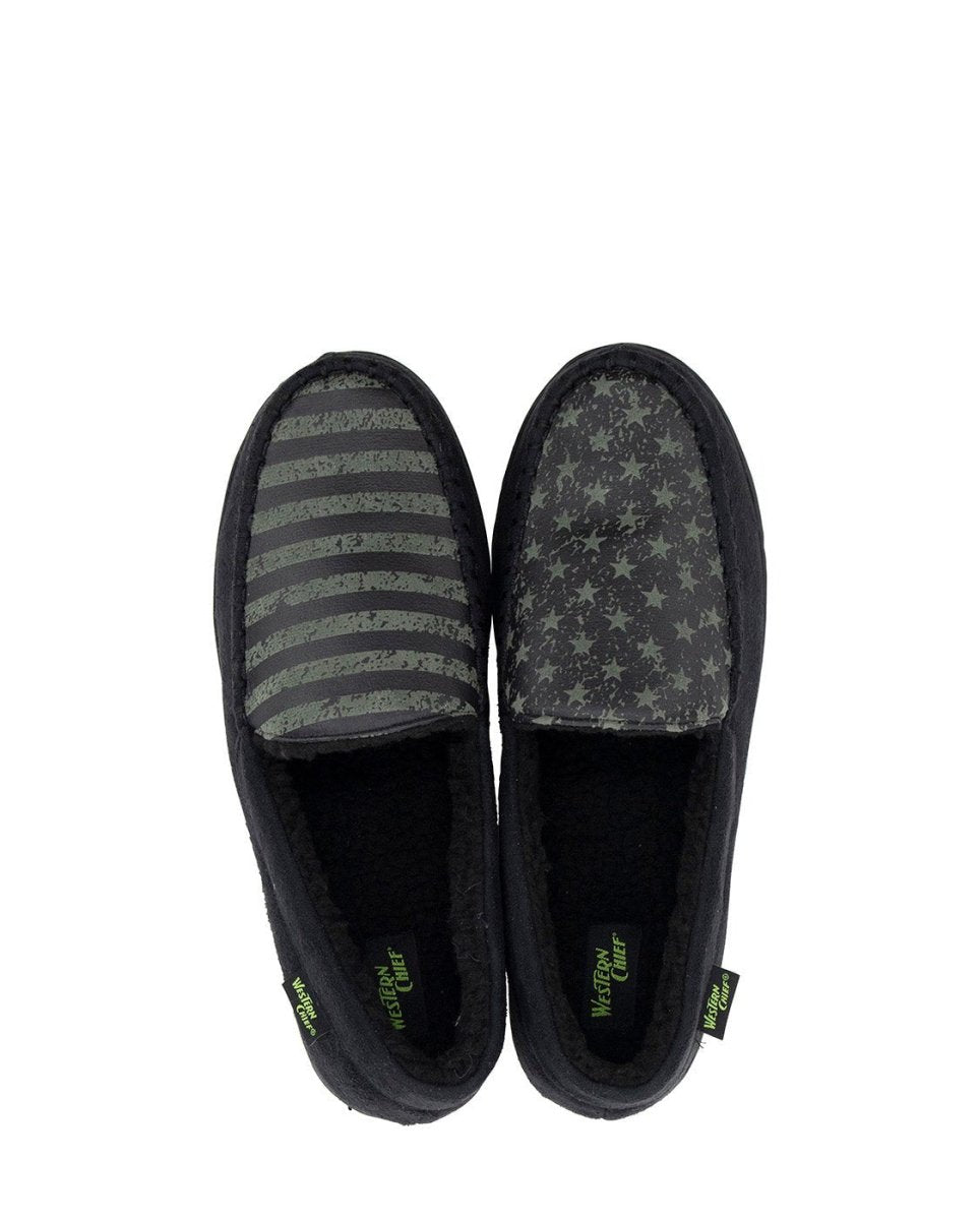 Men's Freedom Moc Slipper - Black Slippers by Western Chief Men's – Don't Panic Shoes
