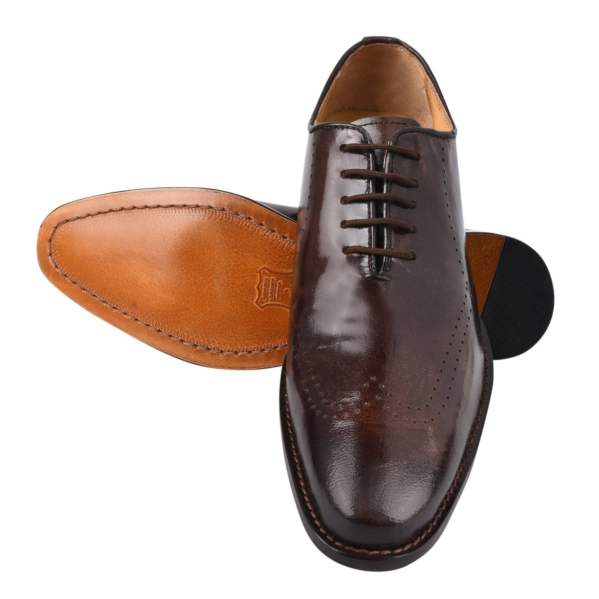 Mens Genuine Leather Wingtip Formal Business Dress Shoe Shoes by Libertyzeno – Don't Panic Shoes