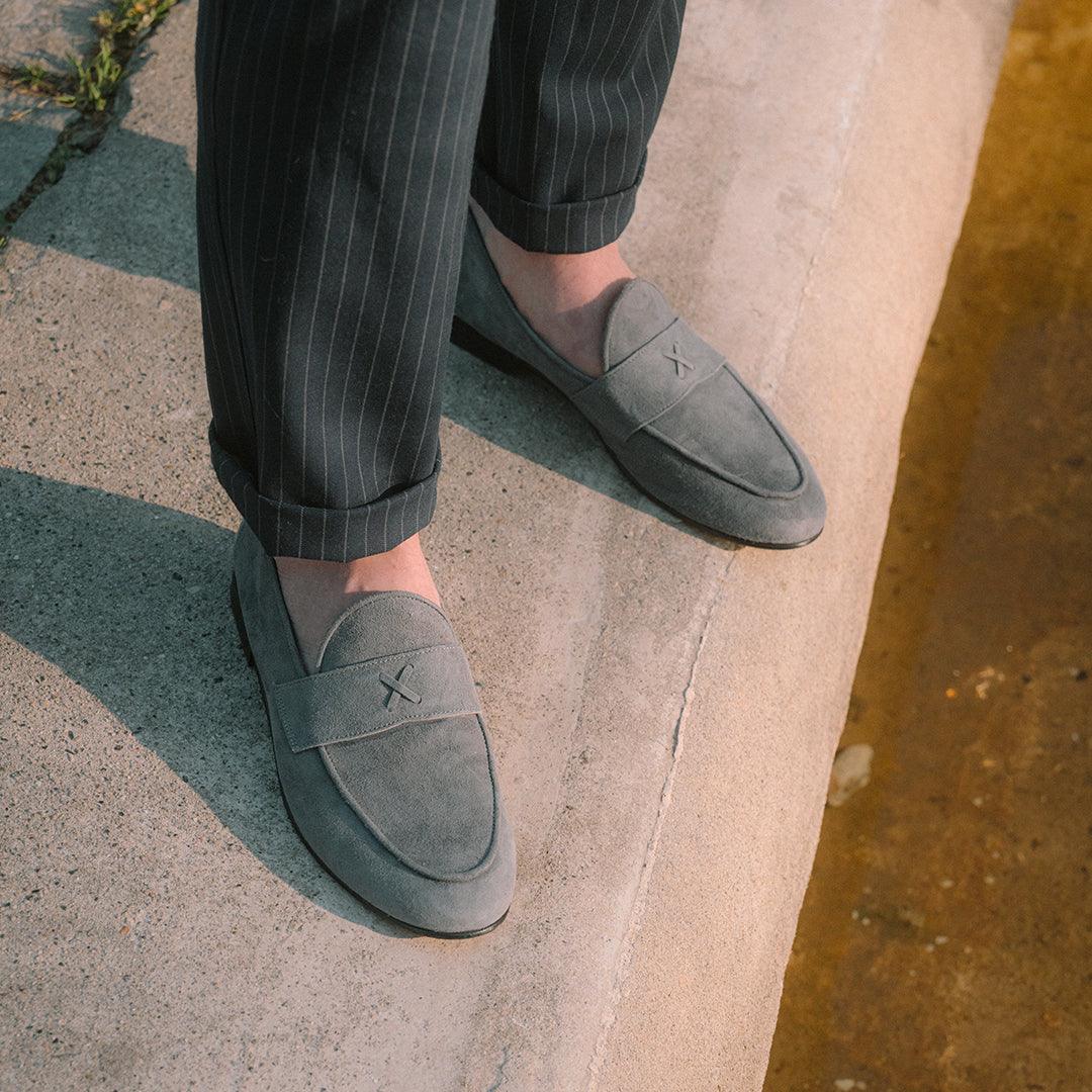 Men's Grigio Suede Centesimo Men's Footwear by Del Toro Shoes – Don't Panic Shoes