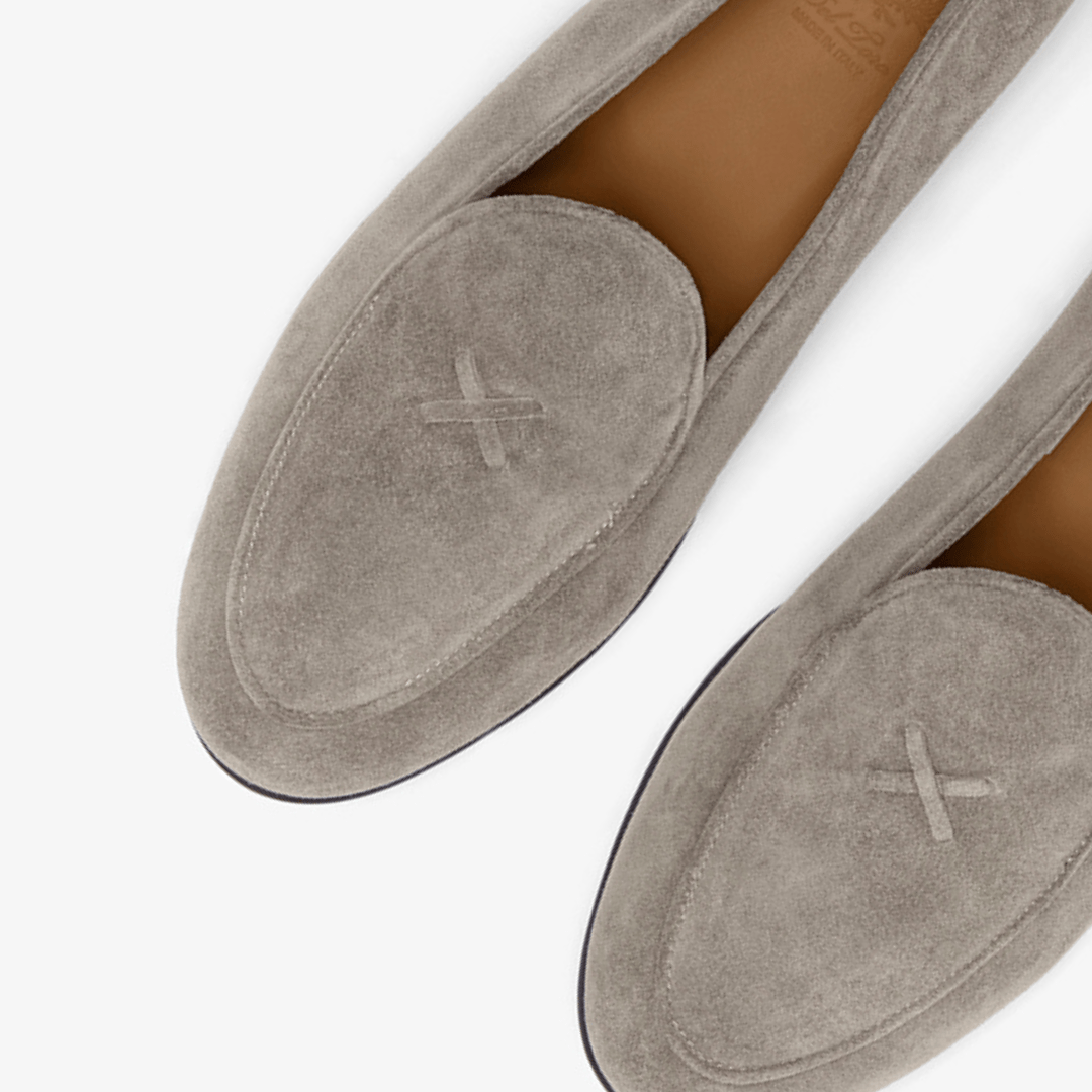 Men's Grigio Suede Milano Loafer Men's Footwear by Del Toro Shoes – Don't Panic Shoes