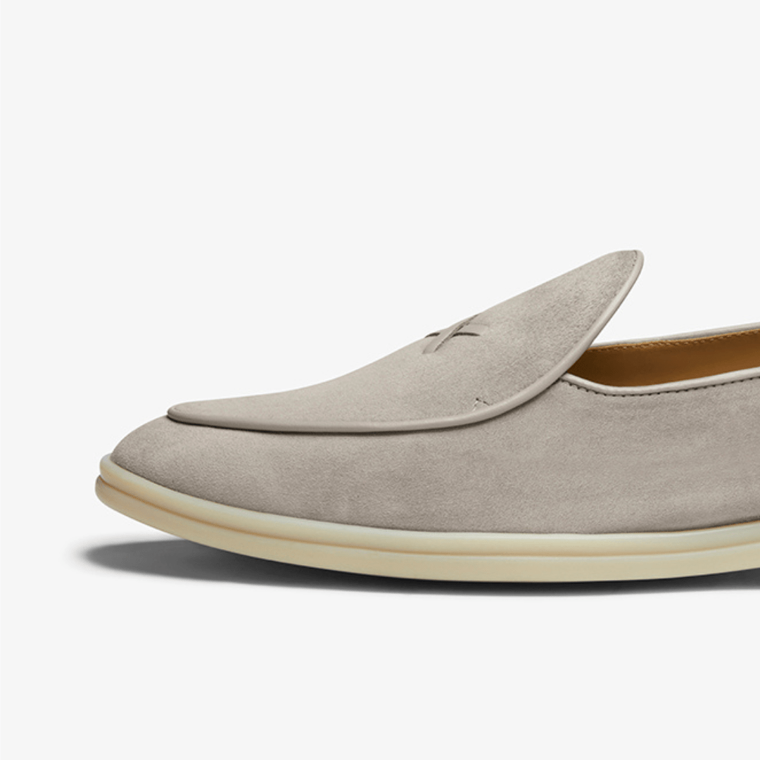 Men's Grigio Suede Viaggio Loafer Men's Footwear by Del Toro Shoes – Don't Panic Shoes