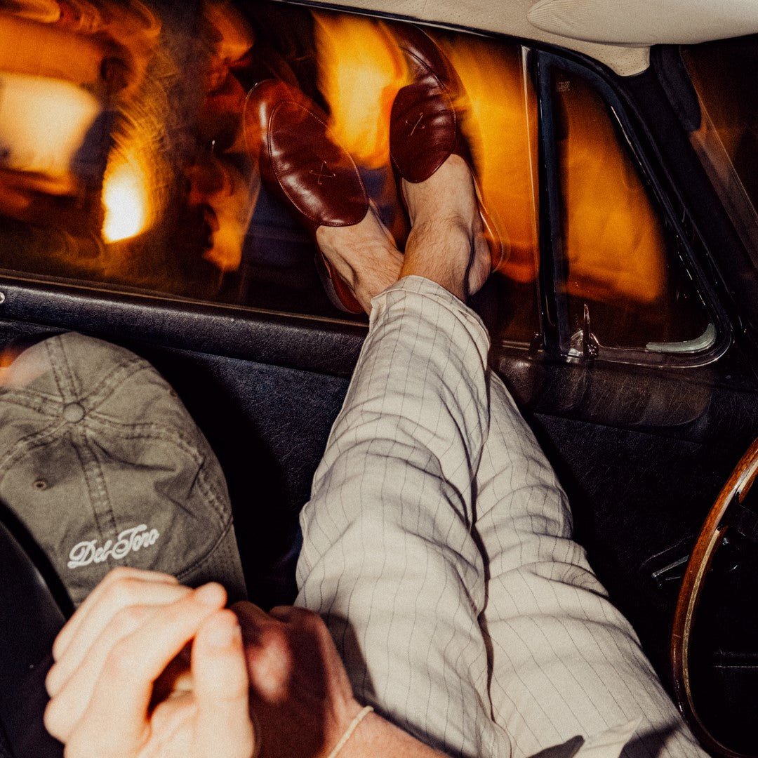 Men's Light Brown Leather Milano Mule Men's Footwear by Del Toro Shoes – Don't Panic Shoes