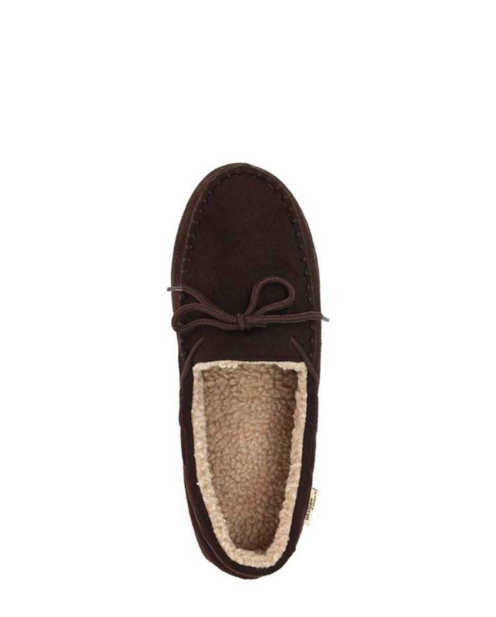 Men's Moc Slipper - Chocolate Slippers by Western Chief Men's – Don't Panic Shoes
