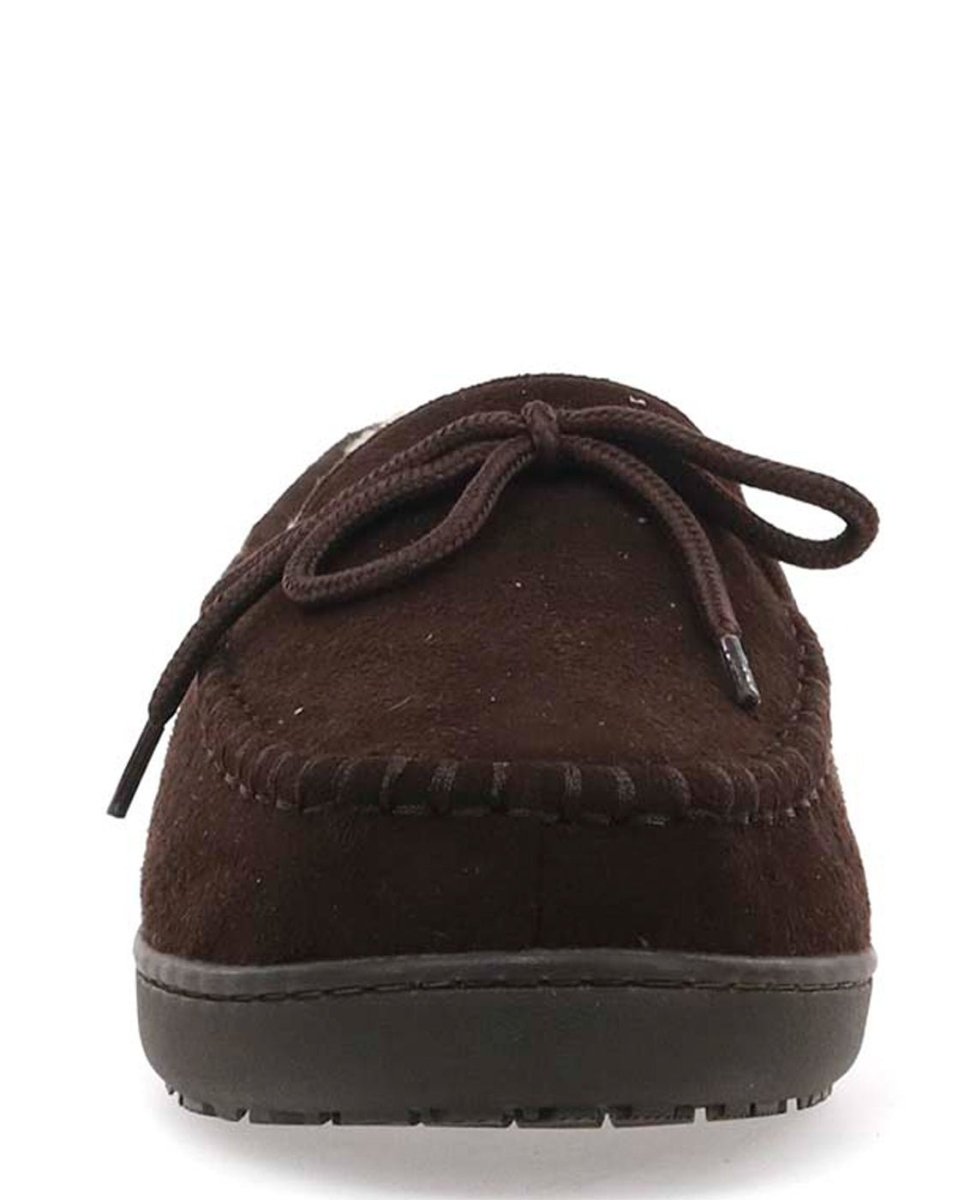 Men's Moc Slipper - Chocolate Slippers by Western Chief Men's – Don't Panic Shoes