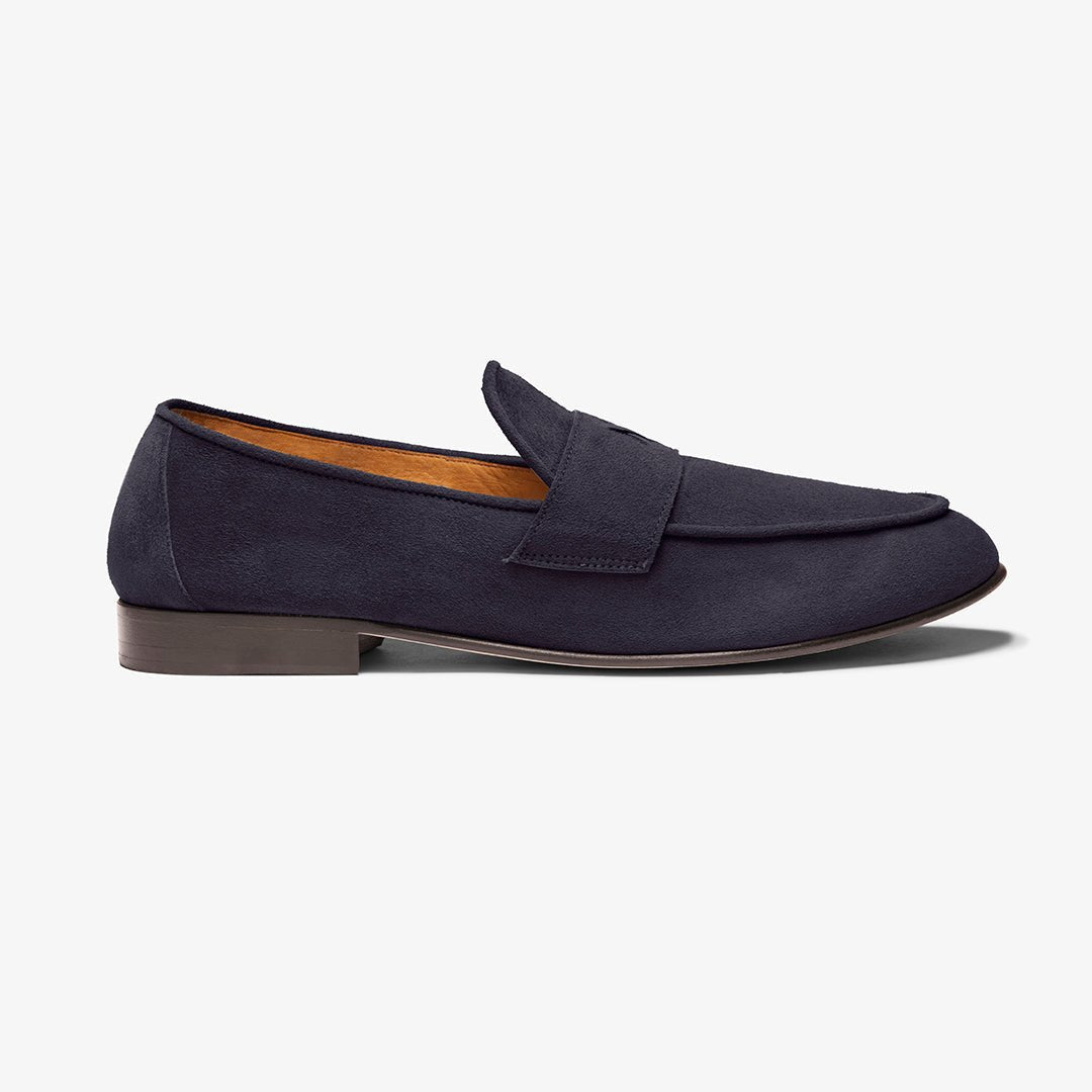 Men's Navy Suede Centesimo Men's Footwear by Del Toro Shoes – Don't Panic Shoes