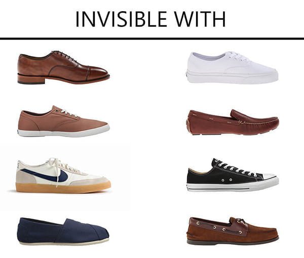 Men's No Show Socks No Show Socks by Invisasox – Don't Panic Shoes