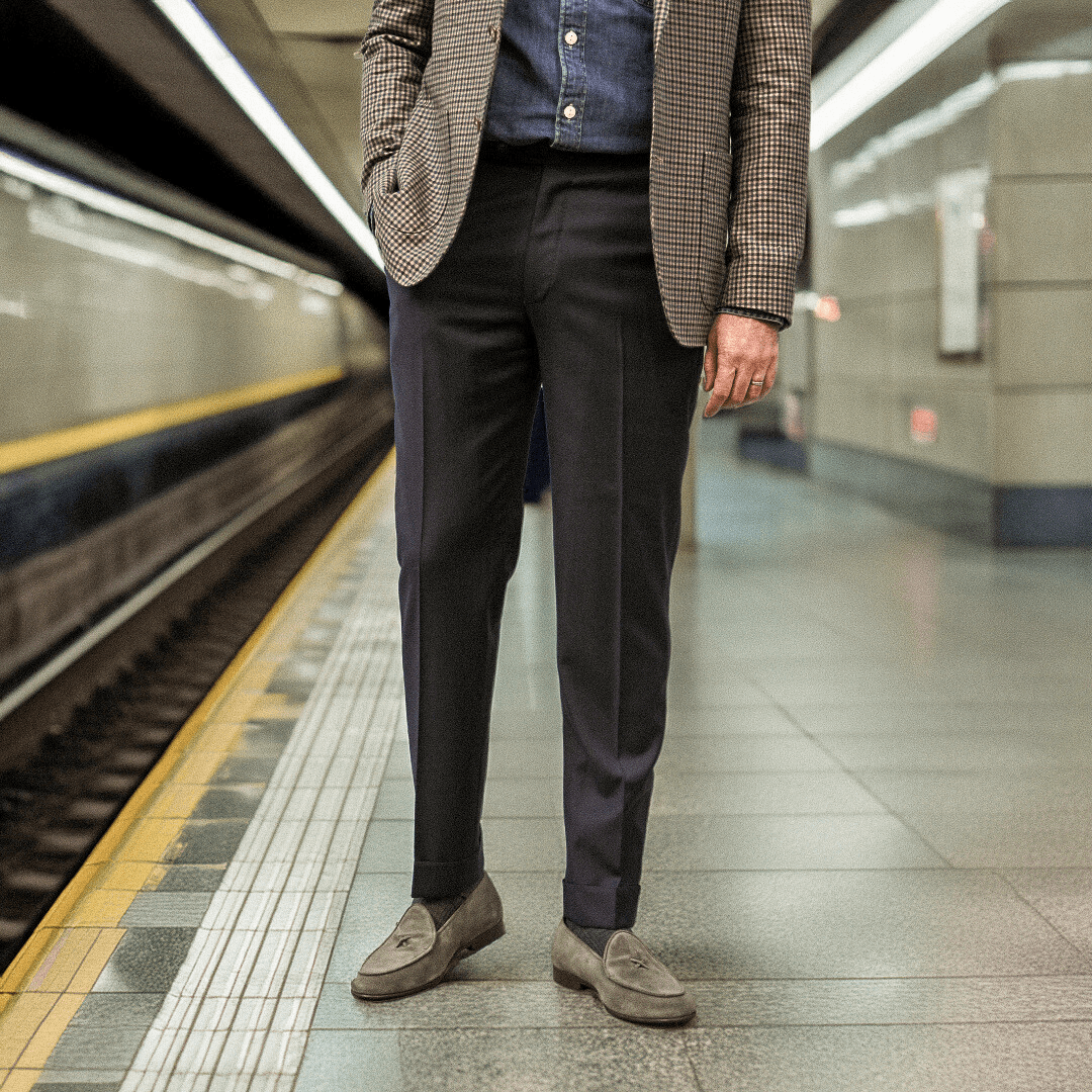 Men's Olive Grey Suede Milano Loafer Men's Footwear by Del Toro Shoes – Don't Panic Shoes