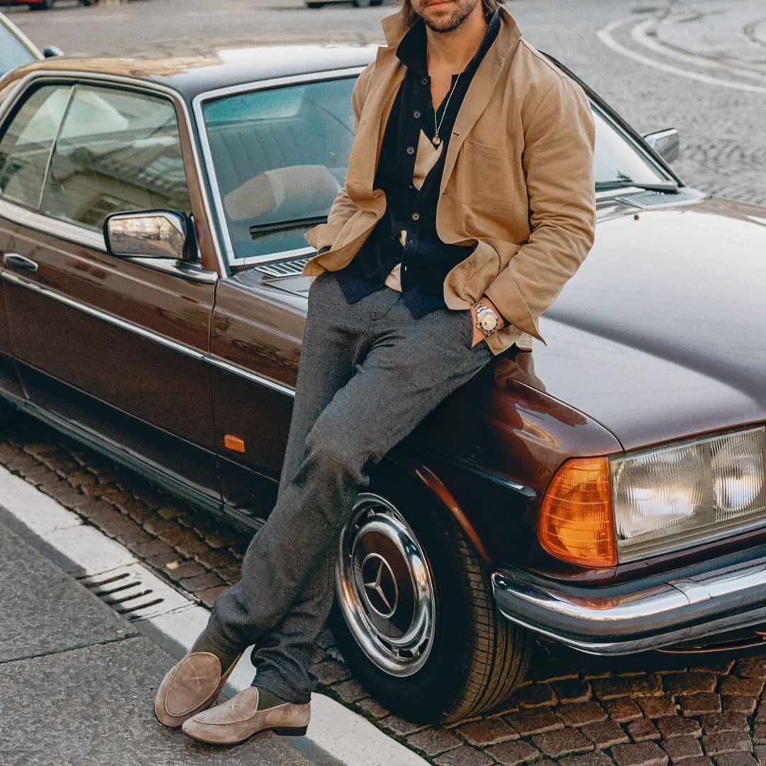 Men's Olive Grey Suede Milano Loafer Men's Footwear by Del Toro Shoes – Don't Panic Shoes