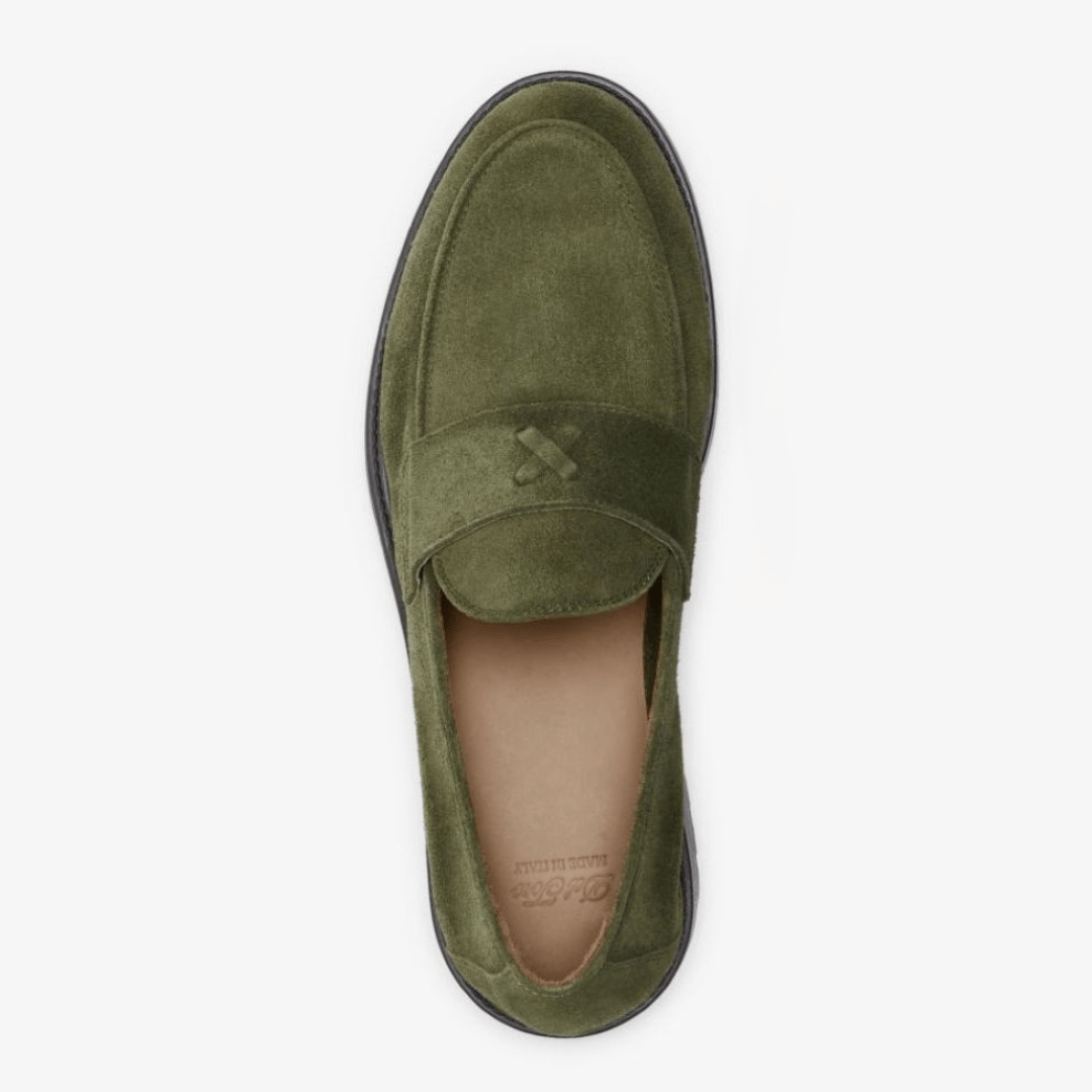 Men's Olive Suede Lug Centesimo Men's Footwear by Del Toro Shoes – Don't Panic Shoes