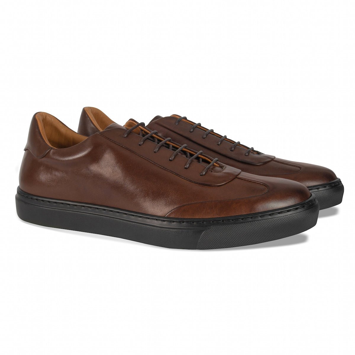 Men's Rigoletto - Brown Men's Sneakers by Mocalmo – Don't Panic Shoes