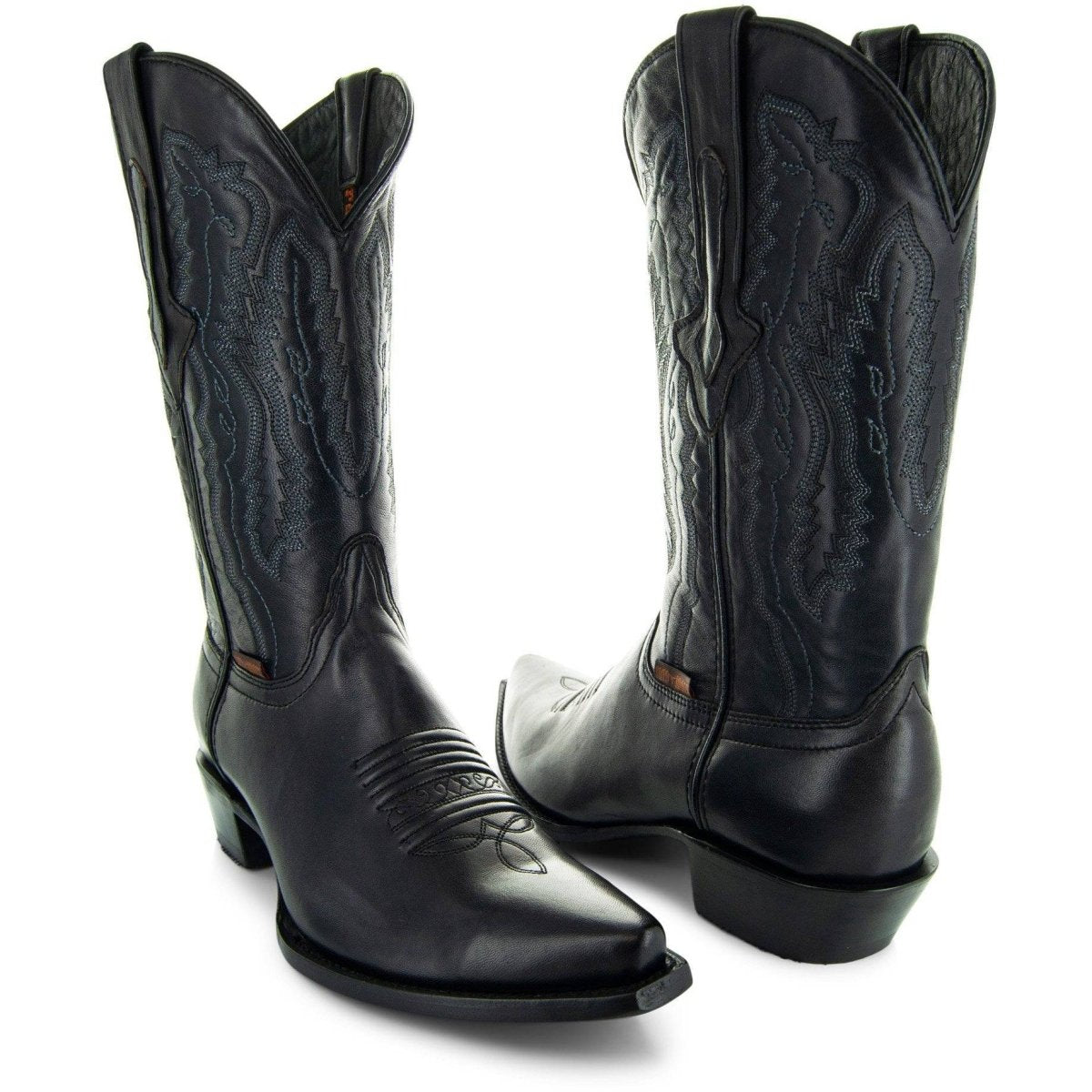 Men's Snip Toe Cowboy Boots Black (H50030) | Soto Boots Cowboy Boots by Soto Boots – Don't Panic Shoes