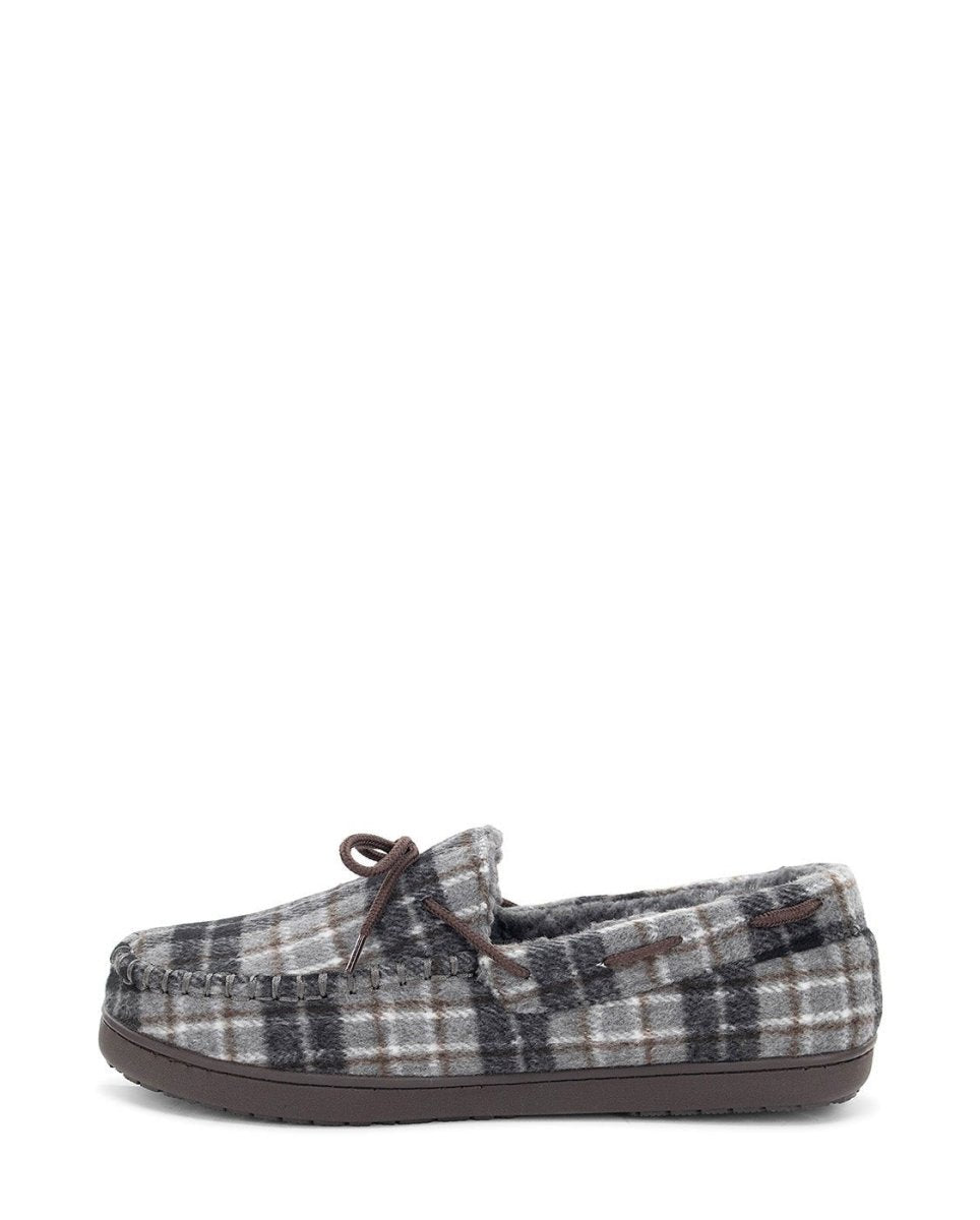 Men's Sumner Plaid Slipper - Gray Slippers by Western Chief Men's – Don't Panic Shoes