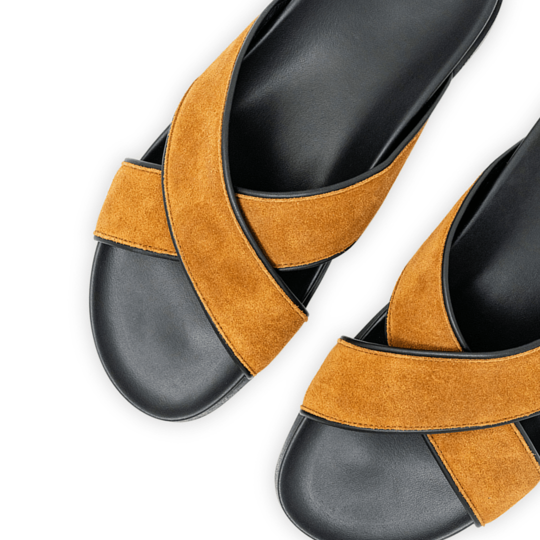 Men's Tan Amalfi Crossover Sandal Men's Footwear by Del Toro Shoes – Don't Panic Shoes