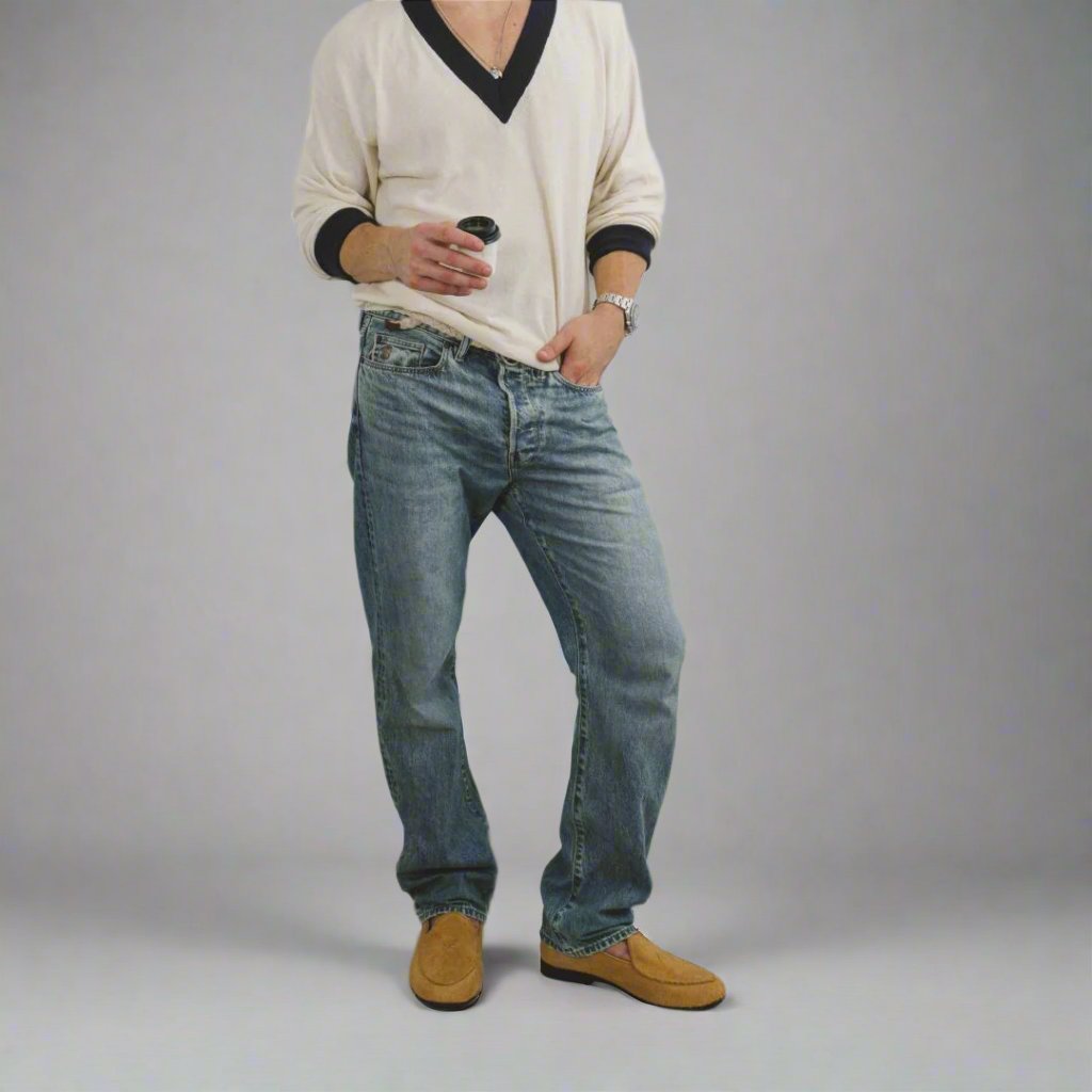 Men's Tan Textured Suede Milano Loafer Men's Footwear by Del Toro Shoes – Don't Panic Shoes