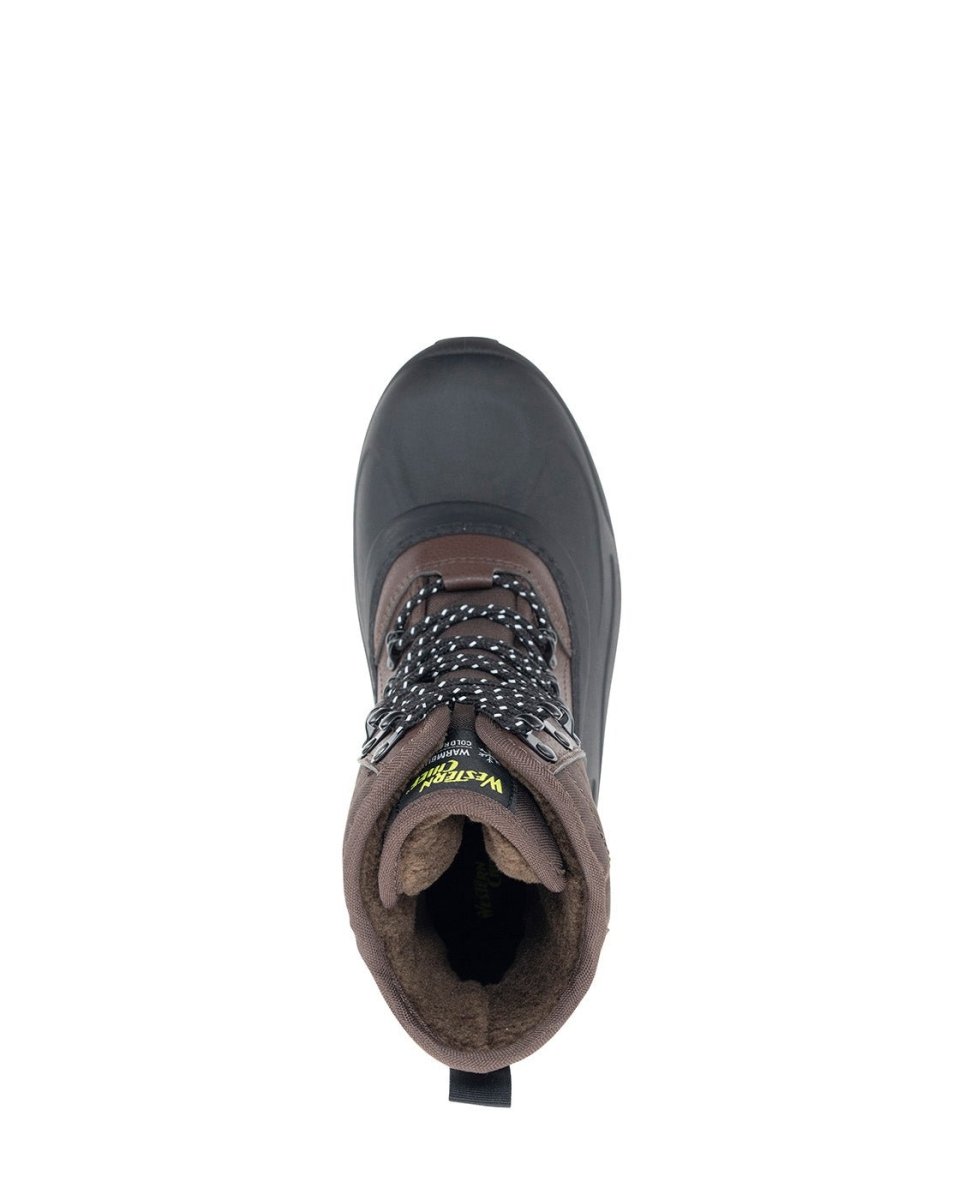 Men's Yukon Mid Cold Weather Boot - Brown Snow Boots by Western Chief Men's – Don't Panic Shoes