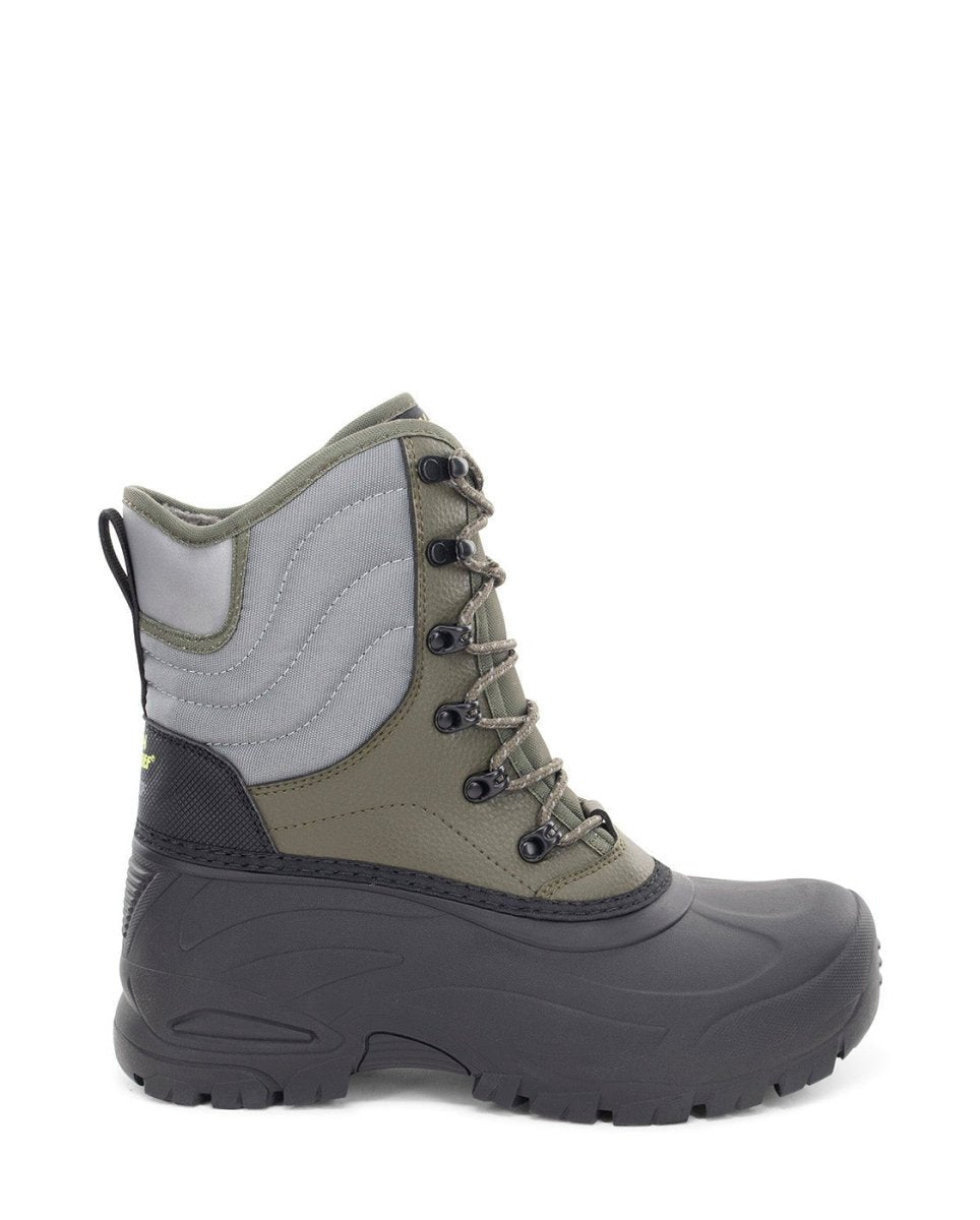 Men's Yukon Mid Cold Weather Boot - Olive Snow Boots by Western Chief Men's – Don't Panic Shoes