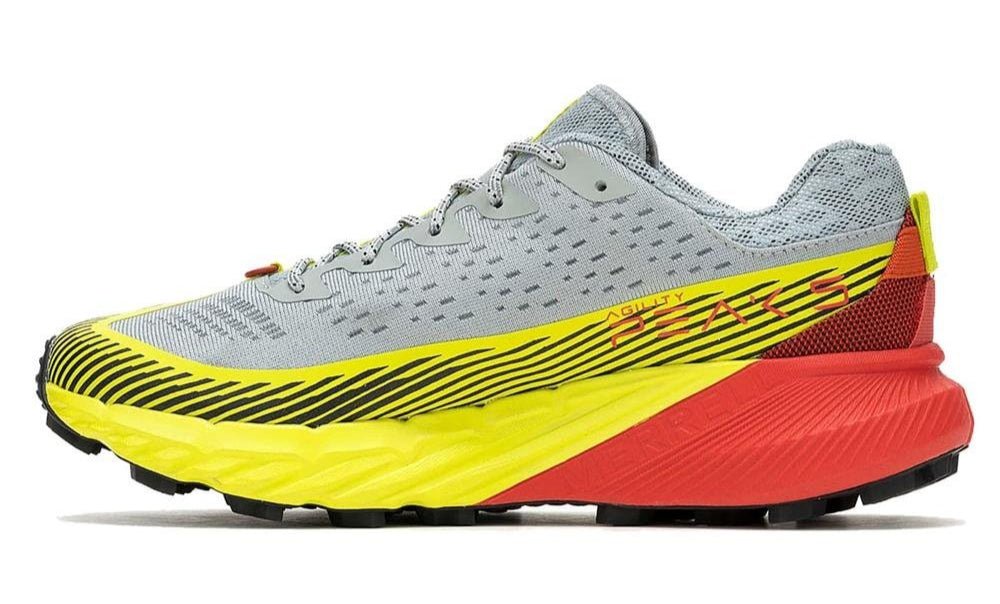 Merrell Agility Peak 5 Lightweight Performance Trail Running Shoe Men’S Highrise Hiviz J067757 Footwear by Merrell – Don't Panic Shoes
