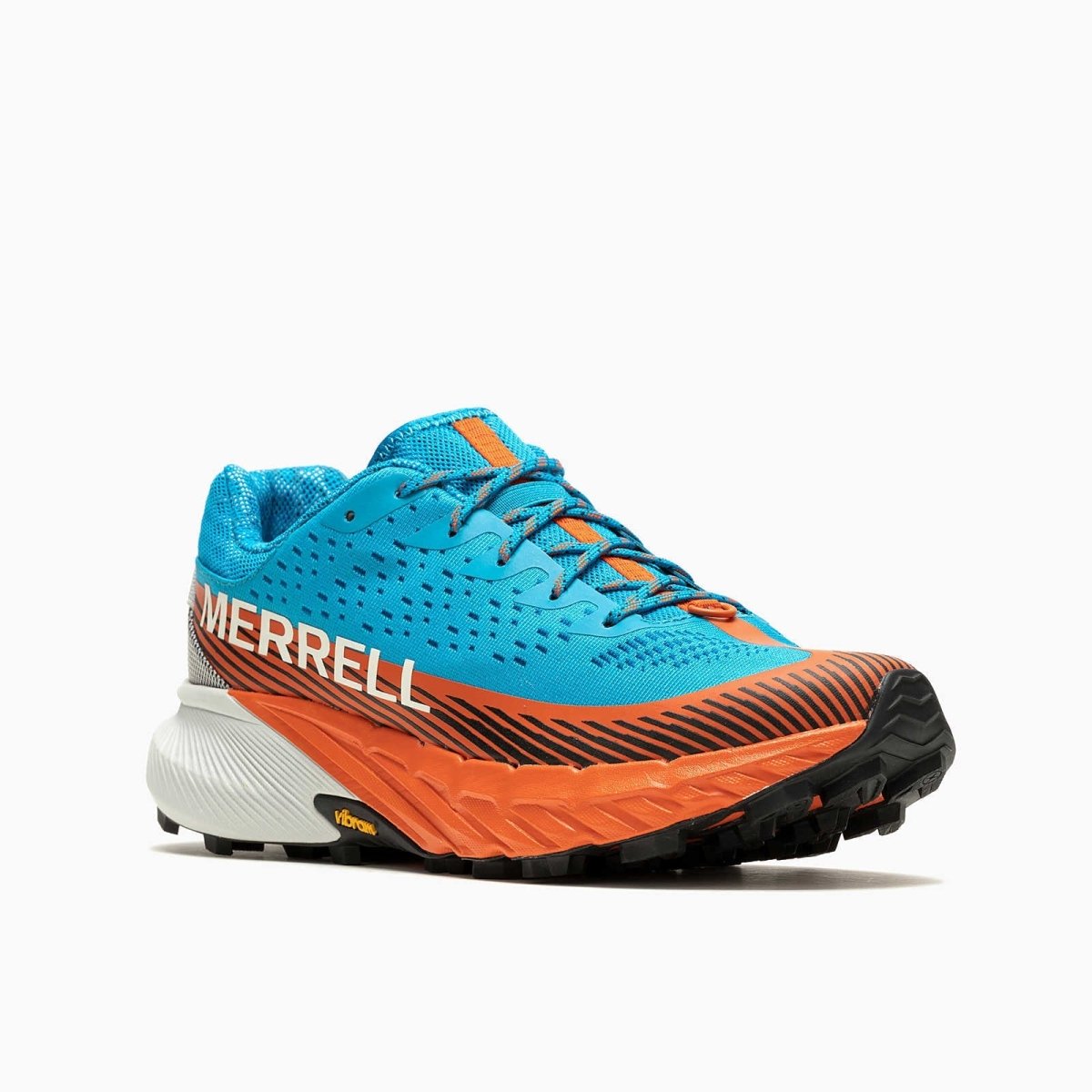 Merrell Agility Peak 5 Trail Running Shoe Men’S Tahoe Cloud J067755 Lightweight Cushioning Stability Footwear by Merrell – Don't Panic Shoes