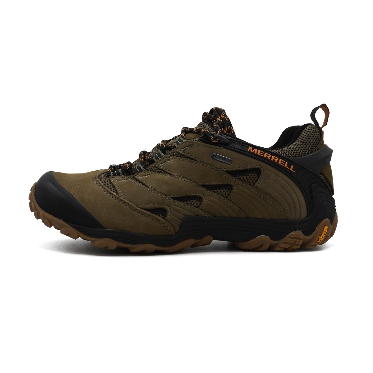 Merrell Cham 7 Gtx Men’S Gore Tex Waterproof Leather Hiking Shoe Dusty Olive J98289 Footwear by Merrell – Don't Panic Shoes