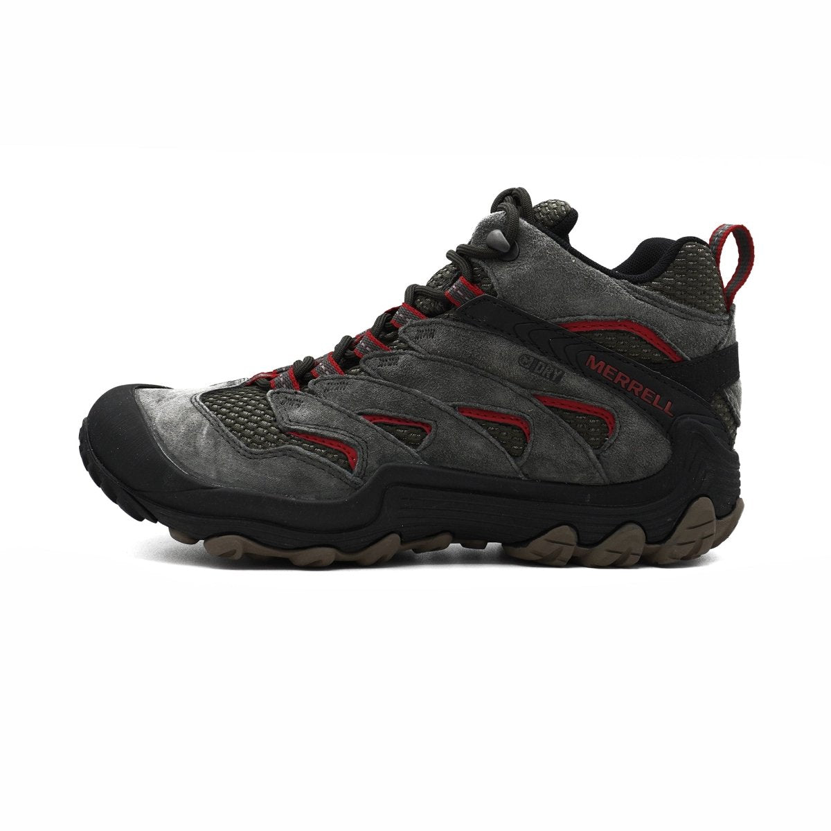 Merrell Cham 7 Limit Mid Wp Men’S Beluga J12759 Waterproof Hiking Boot Trail Performance Footwear by Merrell – Don't Panic Shoes