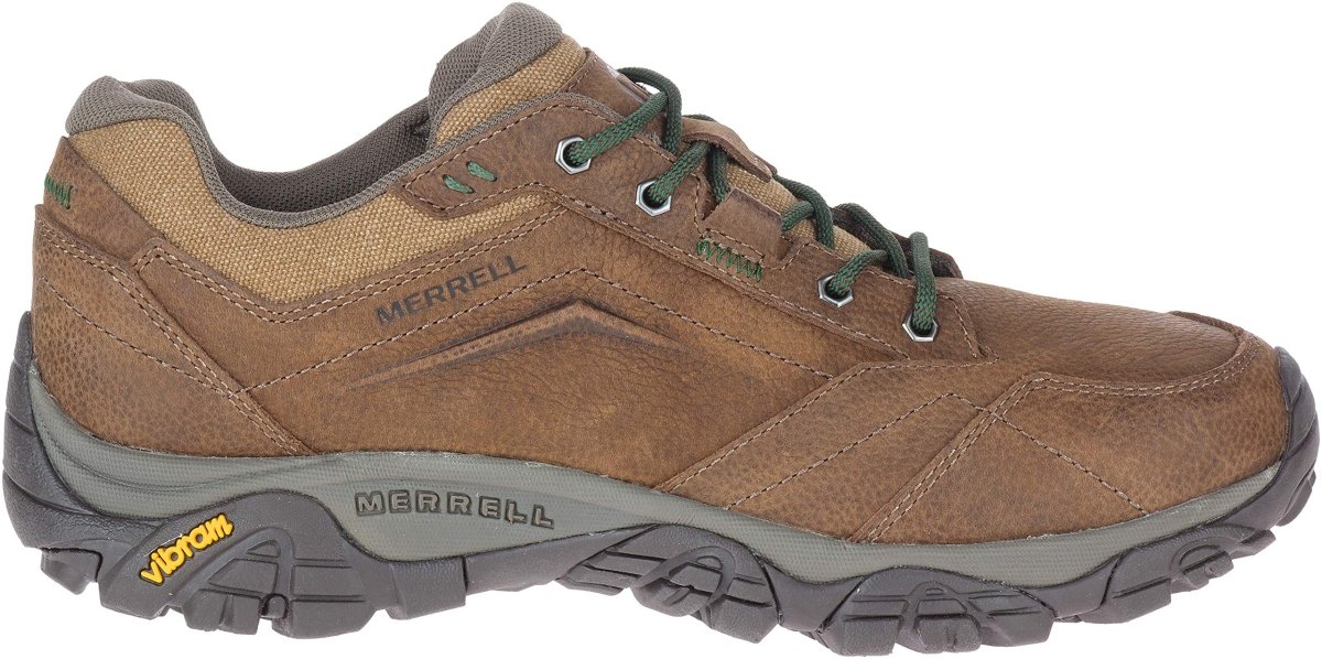 Merrell Moab Adventure Lace Men’S Earth Green Hiking Shoe J000447 Durable Trail Footwear Footwear by Merrell – Don't Panic Shoes