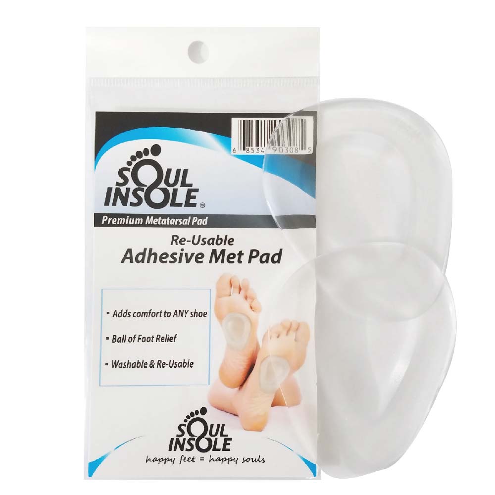 Metatarsal Pad (Re - Usable, Adhesive) by Soul Insole – Don't Panic Shoes