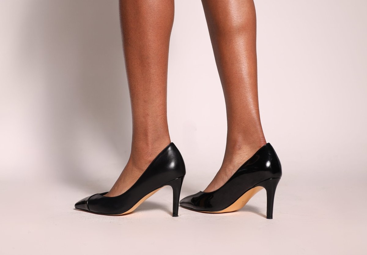 Michelle Pumps Black Shoes by Vaila Shoes – Don't Panic Shoes