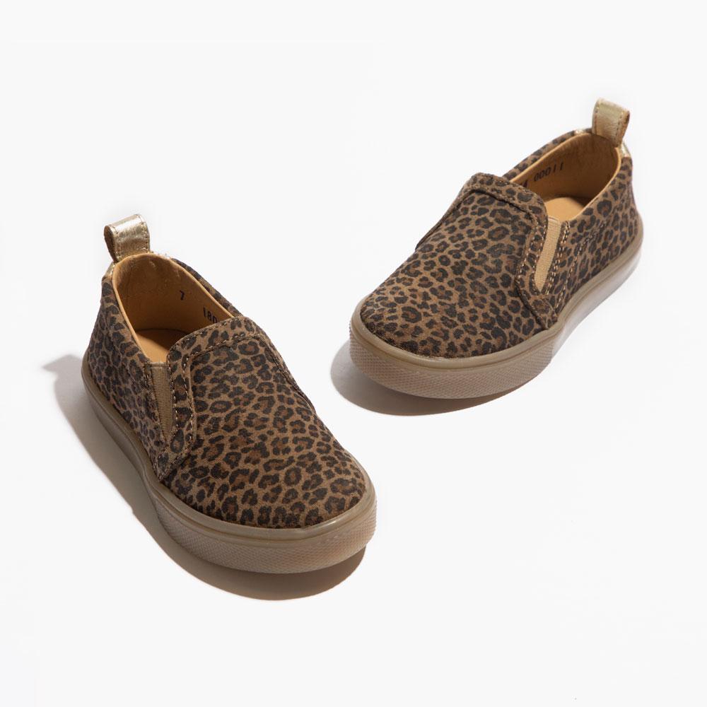 Micro Leopard Classic Slip On Kids - Slip - On Sneaker by Freshly Picked – Don't Panic Shoes