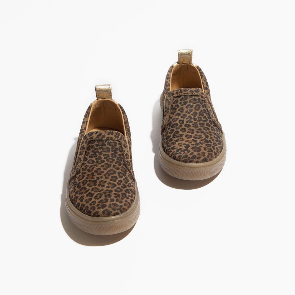 Micro Leopard Classic Slip On Kids - Slip - On Sneaker by Freshly Picked – Don't Panic Shoes