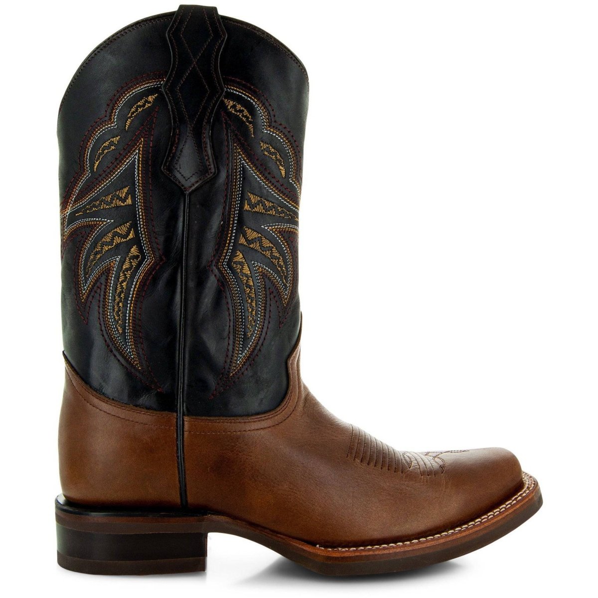 Miel Square Toe Leather Cowboy Boots H4002 Cowboy Boots by Soto Boots – Don't Panic Shoes