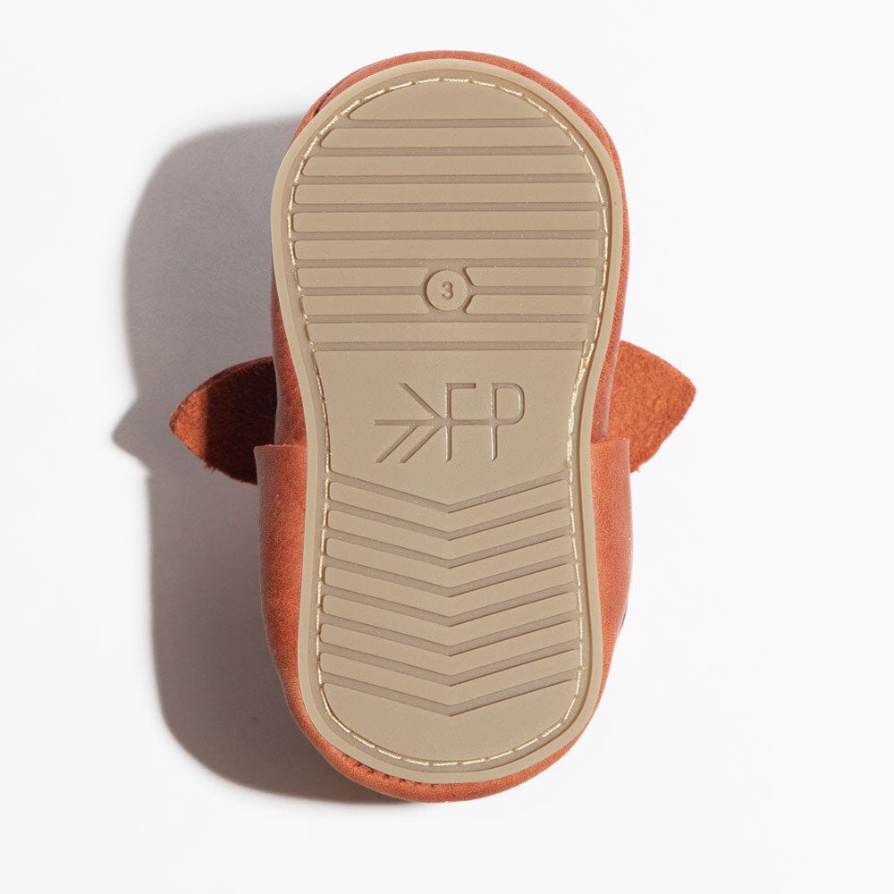 Moab Knotted Bow Baby Shoe Knotted Bow Mocc by Freshly Picked – Don't Panic Shoes