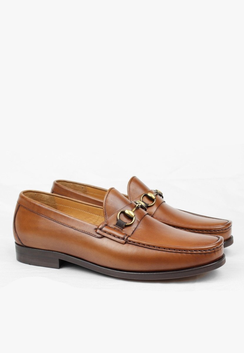 MoccaSini Men’s Leather Handstitched Moccasin Cognac MEN SHOES by Sepol Shoes – Don't Panic Shoes