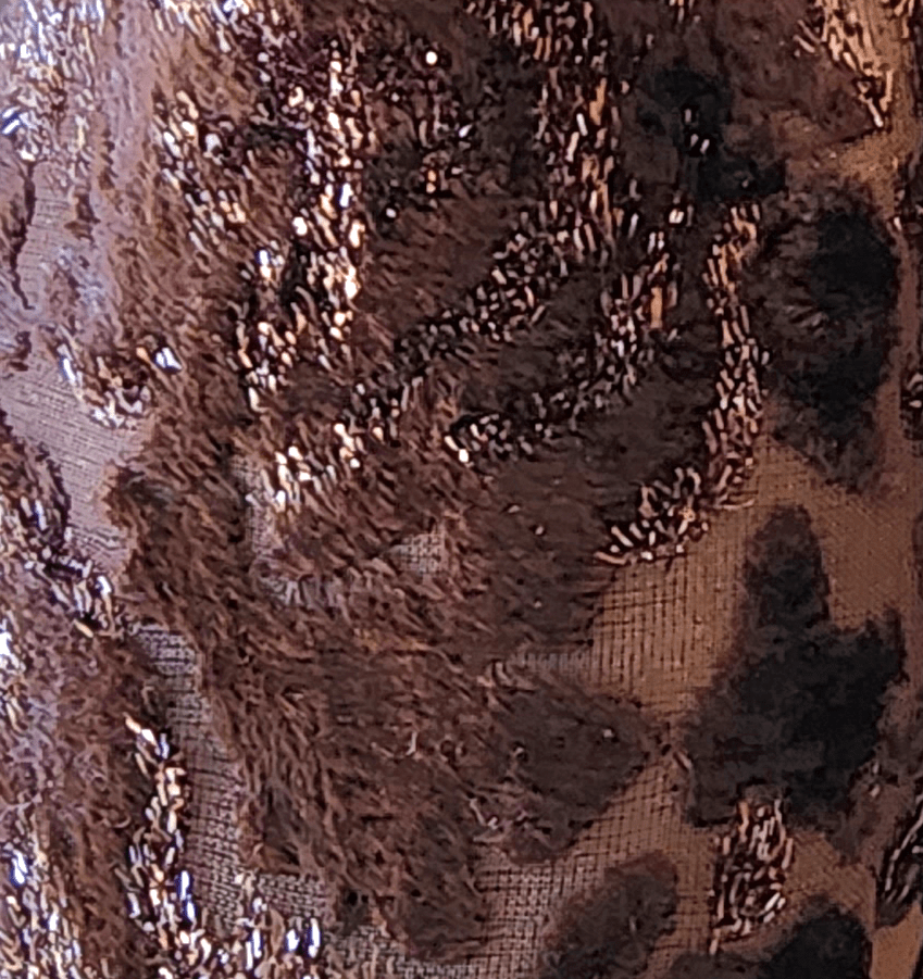 Moirette Burn Out Lurex Women’S Velvet Marrone Slip On by Mar Soreli – Don't Panic Shoes