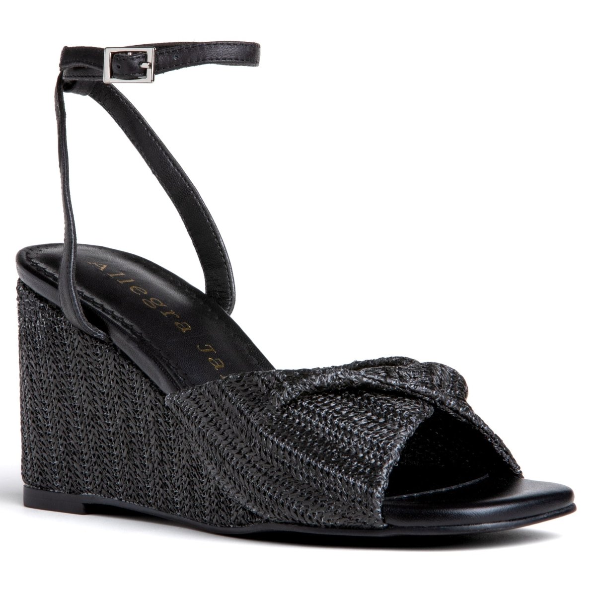 Mona Wedge Sandal Women's Shoes by Allegra James – Don't Panic Shoes
