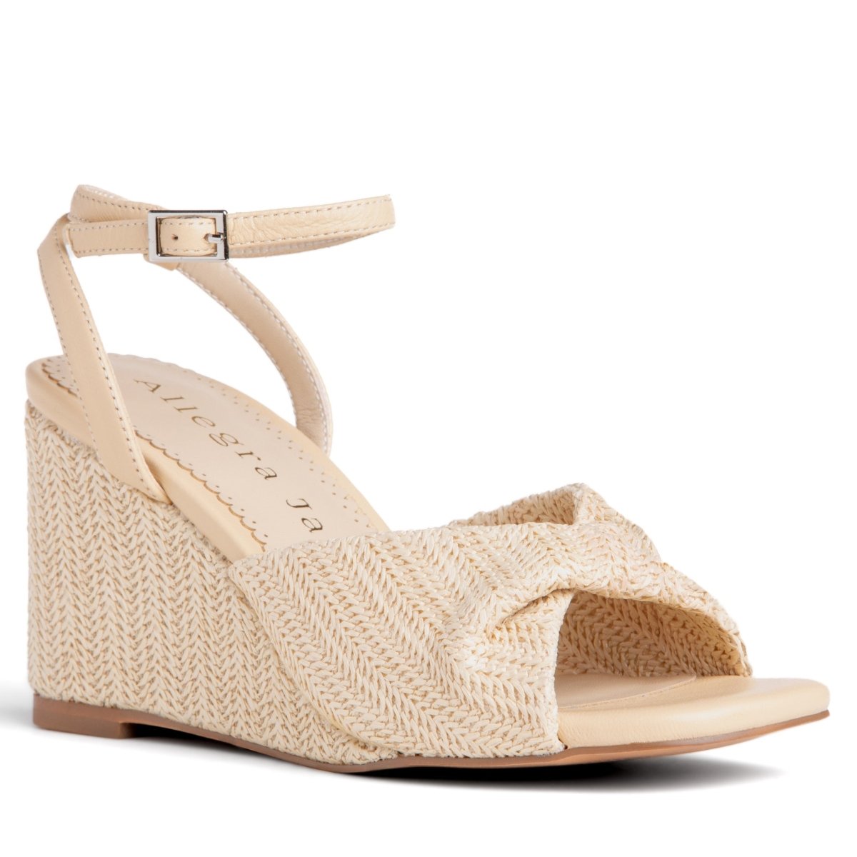 Mona Wedge Sandal Women's Shoes by Allegra James – Don't Panic Shoes