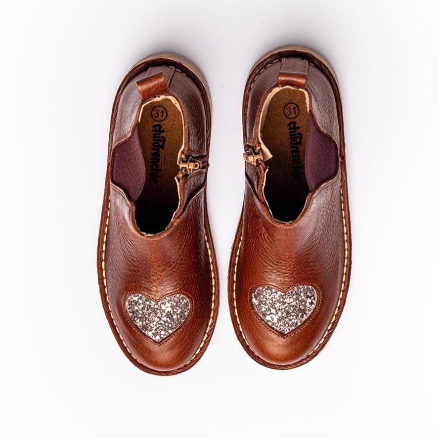 Monica Brown Womens Zipper Rubber Non Slip Cushion Insole fashion by Childrenchic – Don't Panic Shoes