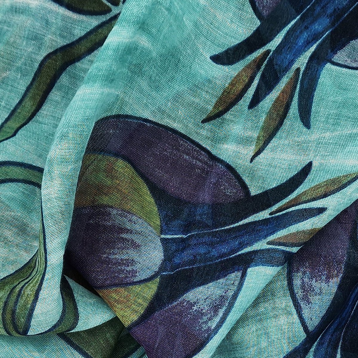 Mucha Aqua 69 Bamboo Fiber Aqua Bamboo Scarves by Mar Soreli – Don't Panic Shoes