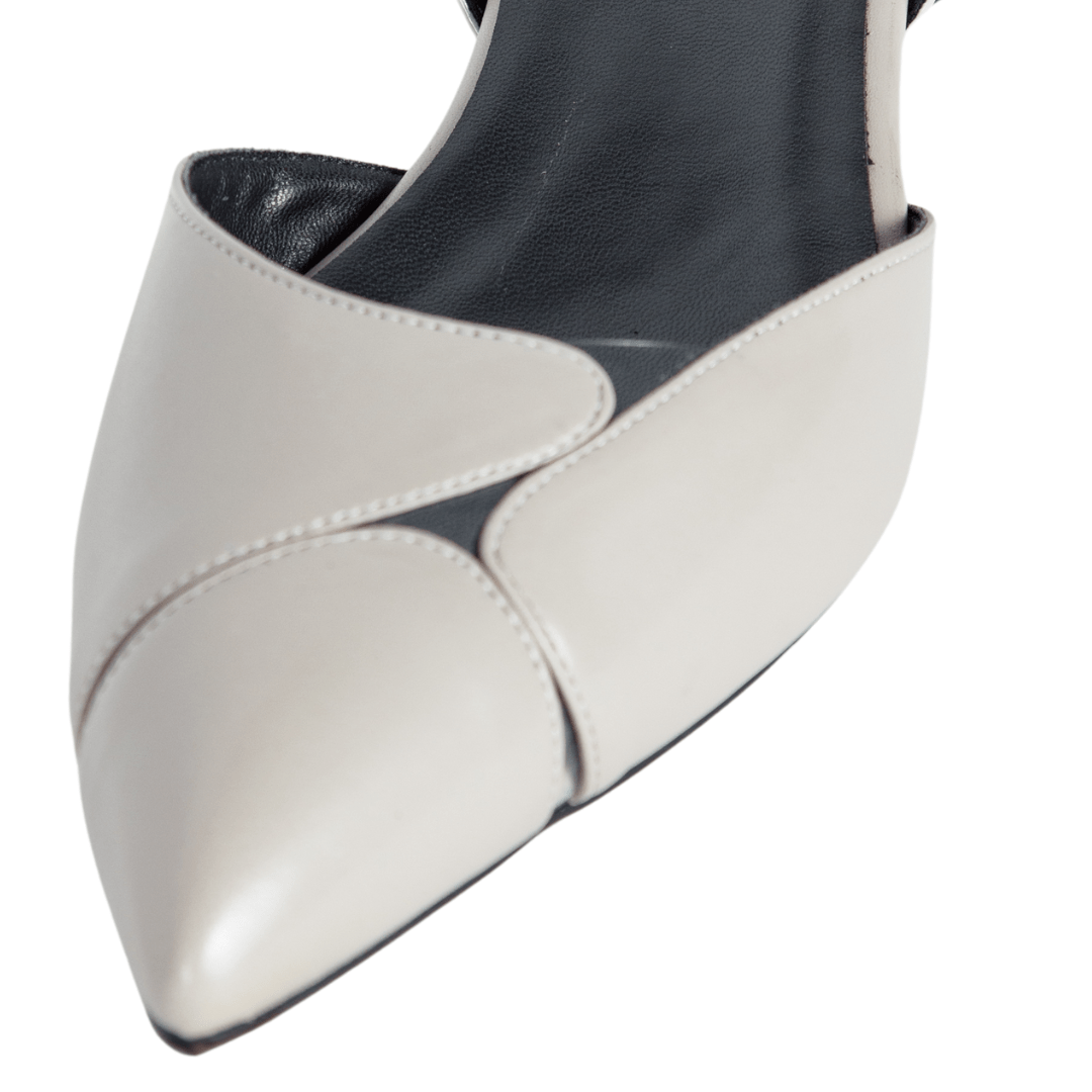 Natalia Flats Grey Shoes by Vaila Shoes – Don't Panic Shoes