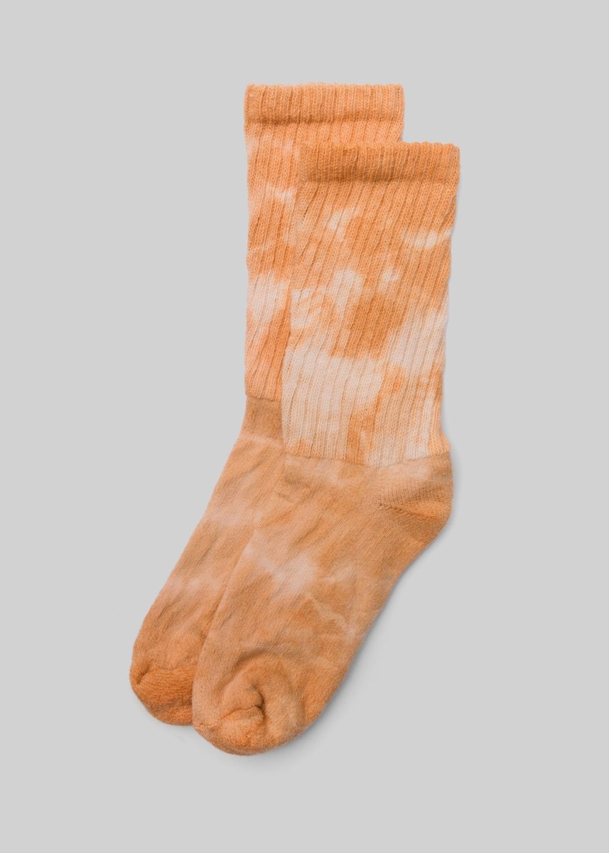 Natural - Dyed Retro Crew Socks by American Trench – Don't Panic Shoes