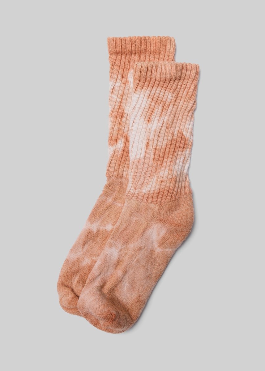 Natural - Dyed Retro Crew Socks by American Trench – Don't Panic Shoes