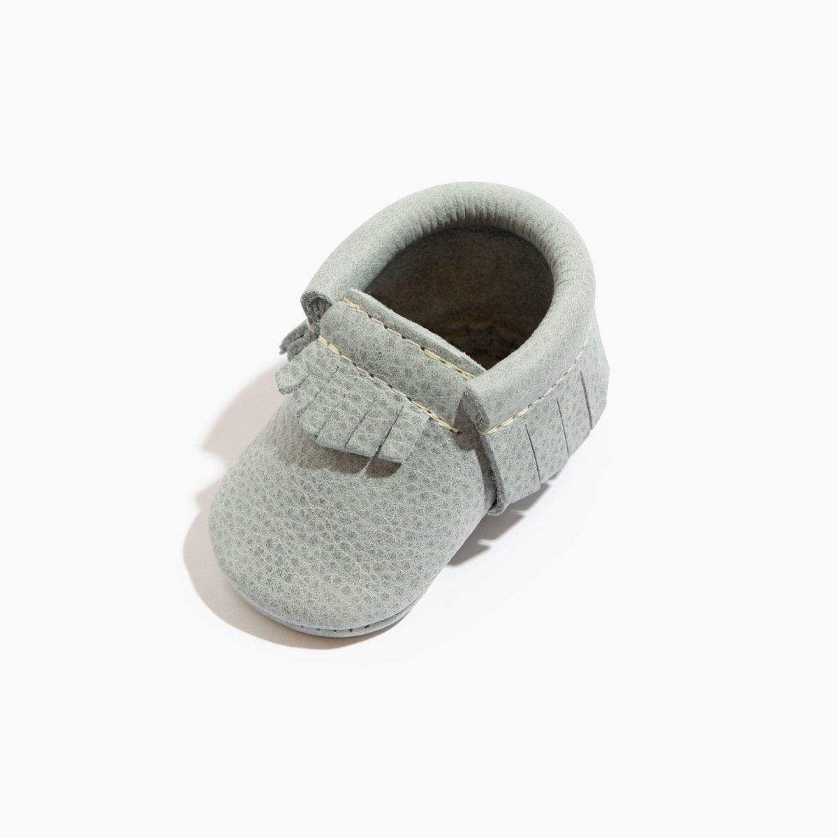 Newborn Greatest Snow On Earth Moccasin Baby Shoe Moccasin by Freshly Picked – Don't Panic Shoes